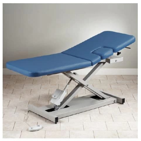 Clinton Industries Imaging Table, Power, Wedgewood, 72" x 27" x 18-35" Height Adjustable, 500 lb Capacity - Table Imaging Pwr Wedgewood - Image 1