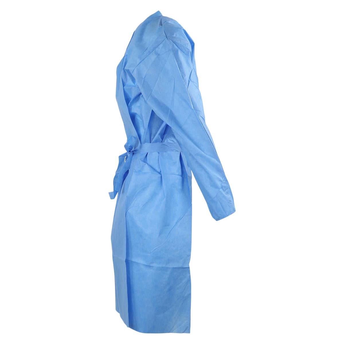 ComfortGuard Disposable Isolation Gown, AAMI Level 2, SMS, X-Large, Blue, Knee Length, Non-Sterile, 10/Bag thumbnail 2