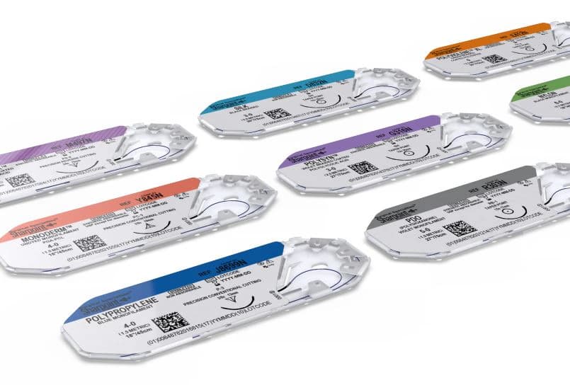 Sharpoint Suture, Chromic Gut, Monofilament, Absorbable, Size 0, 27 in, CT-1 Taper Point 1/2 Circle Needle 36mm, Uncoated Natural, 12/Box - Suture Chromic Gut CT-1 - Image 1