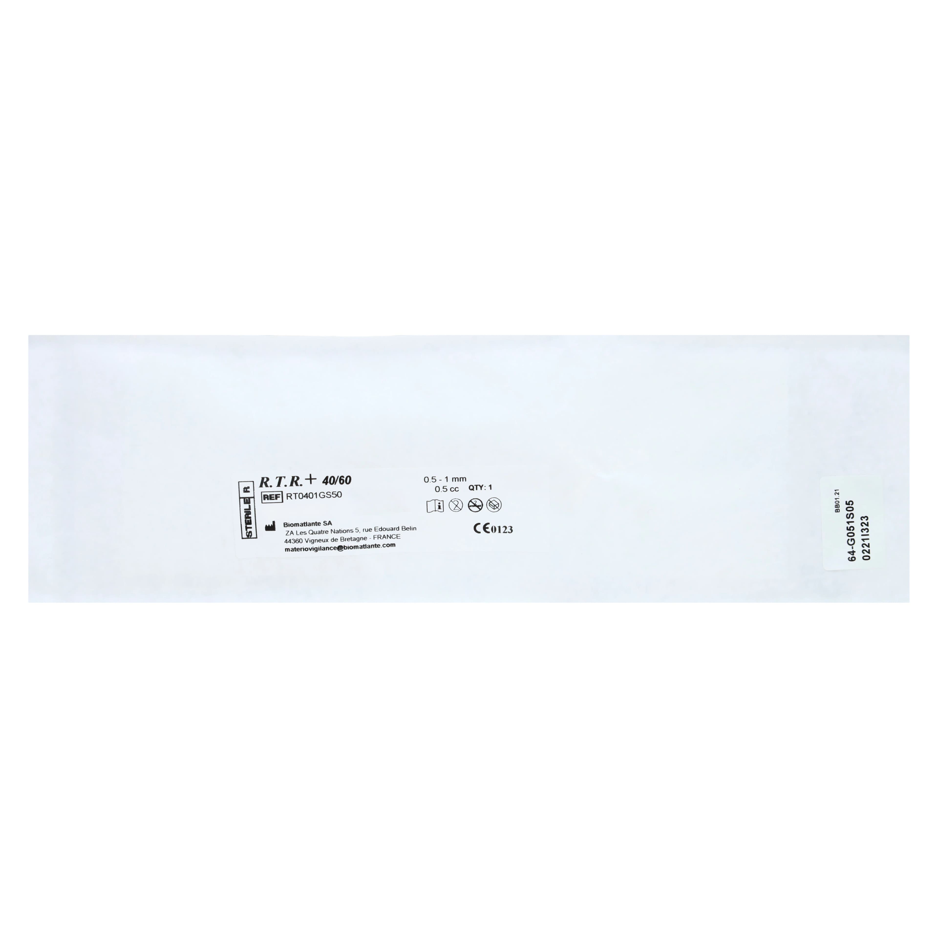 Septodont R.T.R.+ 40/60 Biphasic Synthetic Bone Grafting Material, 0.5cc Syringe, 01S0540 thumbnail 4