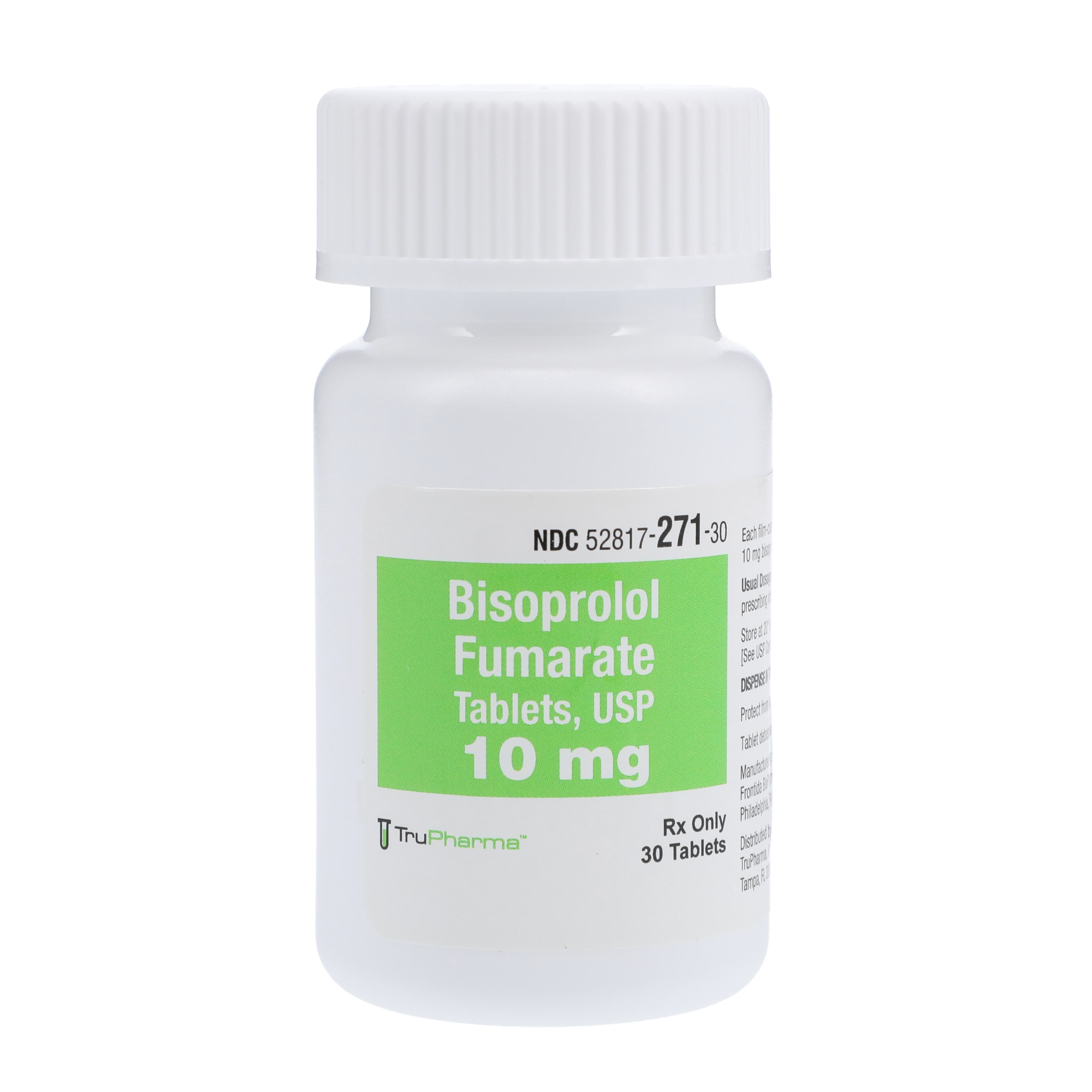Bisoprolol Fumarate Tablets 10 mg, 30 Tablets per Bottle - Bisoprolol Fumarate Tablets - Image 1