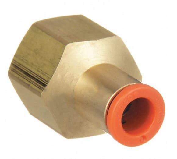 Elbow Union 3/8" White/Gray - Elbow Union 3/8" White/Gray - Image 1