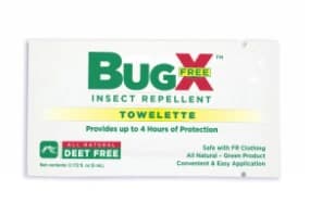 BugX DEET FREE Insect Repellent Wipe, Each - BugX DEET FREE Insect Repellen - Image 1