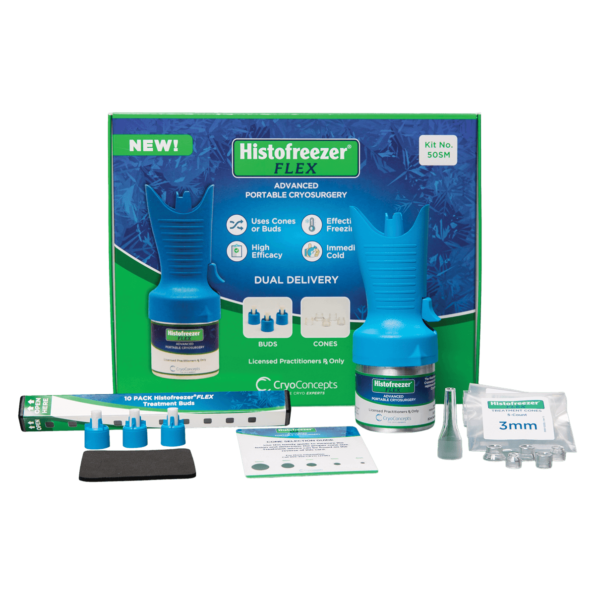 Histofreezer FLEX Canister Kit, Hand, 50 Applications (Small) - Histofreezer Flex 50 Sm - Image 1