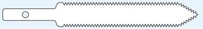 Conmed Reciprocator Blade, 12.5 x 73.5 x 0.8 mm, Each - Reciprocator Blade - Image 1