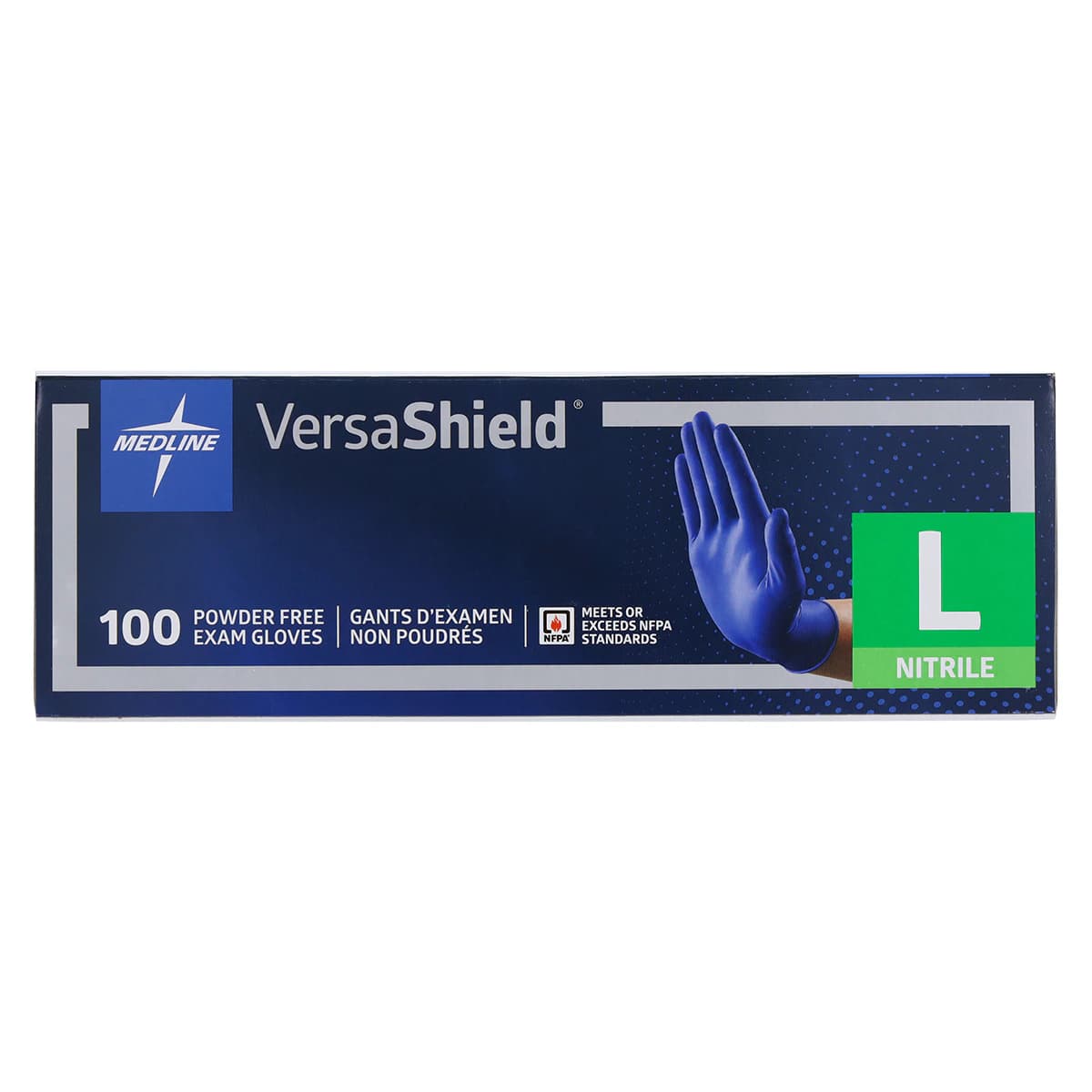 Medline Nitrile Exam Gloves, Powder Free, Non-Sterile, Large thumbnail 7
