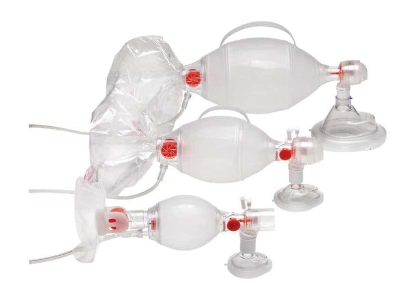 Ambu SPUR II Disposable Resuscitator Reservoir Bag, Pediatric/Neonatal, 12/Case - Bag Rsrvr SpurII 3 Mask/Filter - Image 1