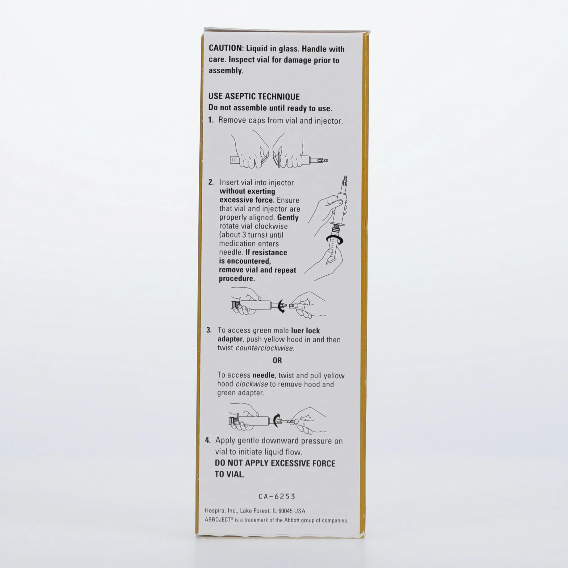Sodium Bicarbonate Injection 4.2% Abboject Lifeshield Syringe, 10 mL Each thumbnail 2