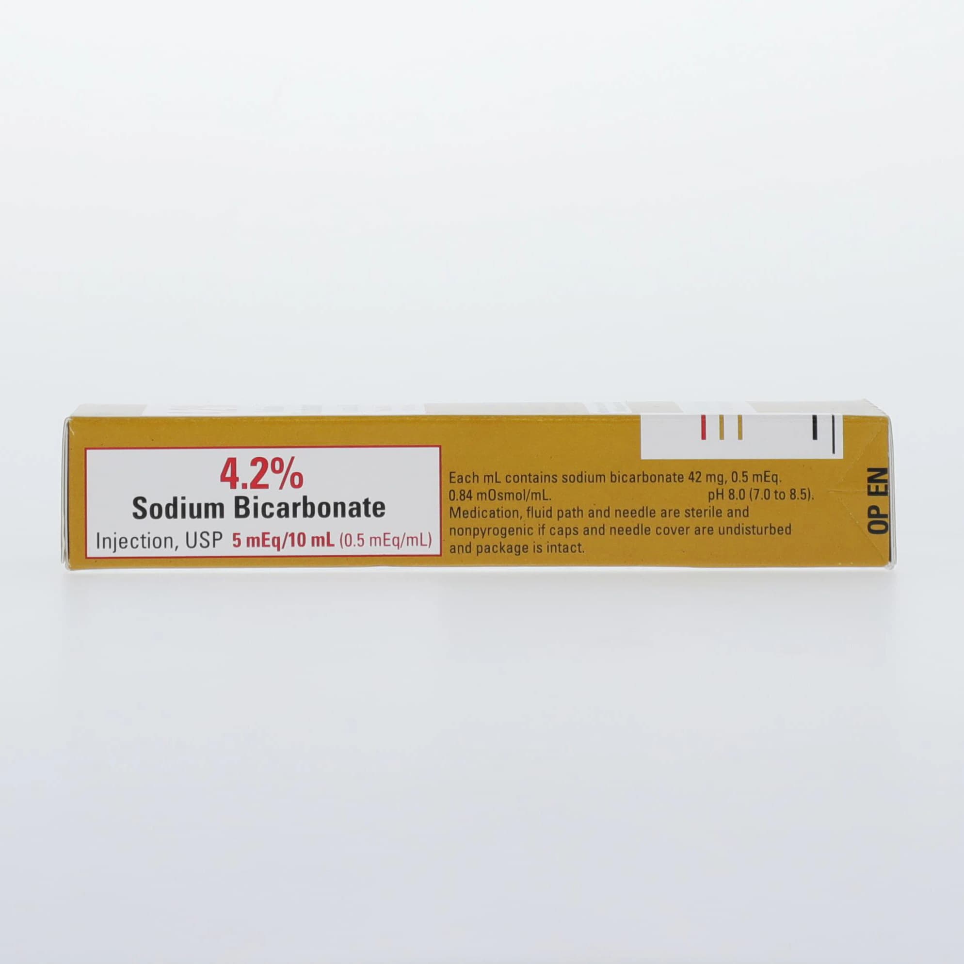 Sodium Bicarbonate Injection 4.2% Abboject Lifeshield Syringe, 10 mL Each thumbnail 3