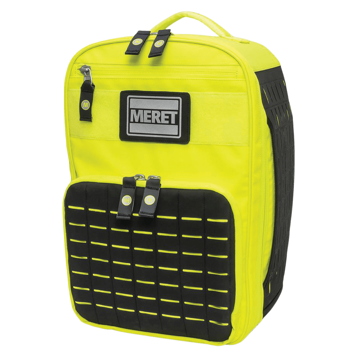 Meret Versa Pro X Emergency Response Backpack, High Visibility Yellow/Black, 18.5x13x10.5" - Pack Emergency Hi Vis Yellow - Image 1