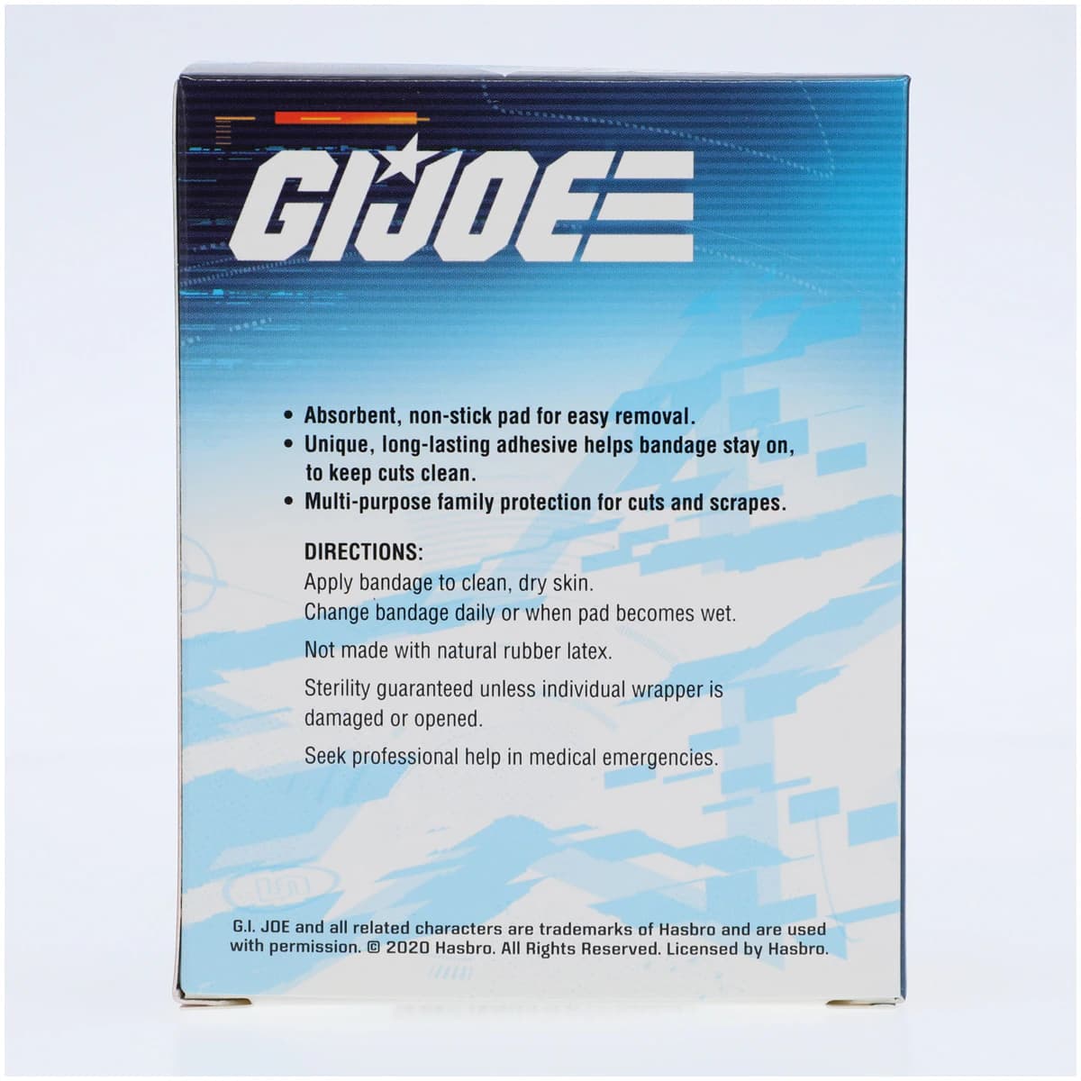 American White Cross Adhesive Bandage Plastic 3/4x3" GI Joe Sterile, 12/Case thumbnail 3
