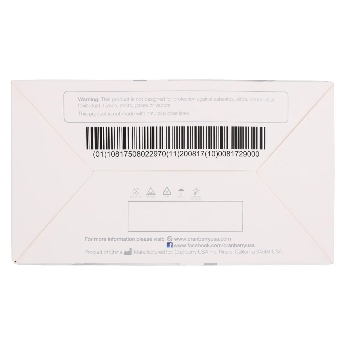 Cranberry S3+ ASTM Level 3 Earloop Procedure Face Mask, Blue, 50/Box, S3160B thumbnail 10
