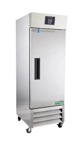 American Biotech Supply Pharmacy Freezer, 23 Cu Ft, Solid Door, Stainless Steel, -10 to -20C, Automatic Defrost - Freezer Pharmacy Solid Door SS - Image 1