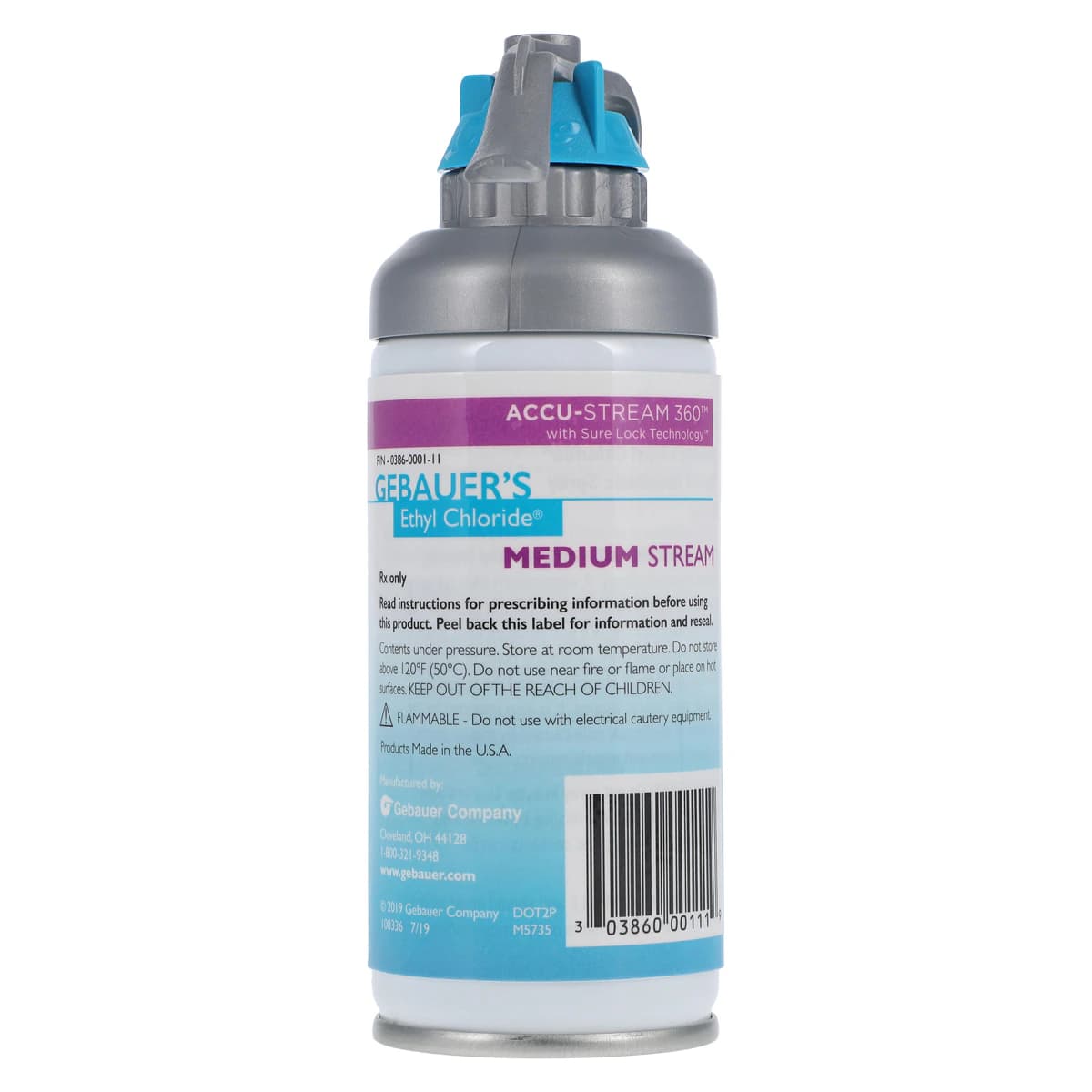 Ethyl Chloride Topical Spray, Accu-Stream 360 Fine Stream, 3.9 oz, 12/Box thumbnail 2
