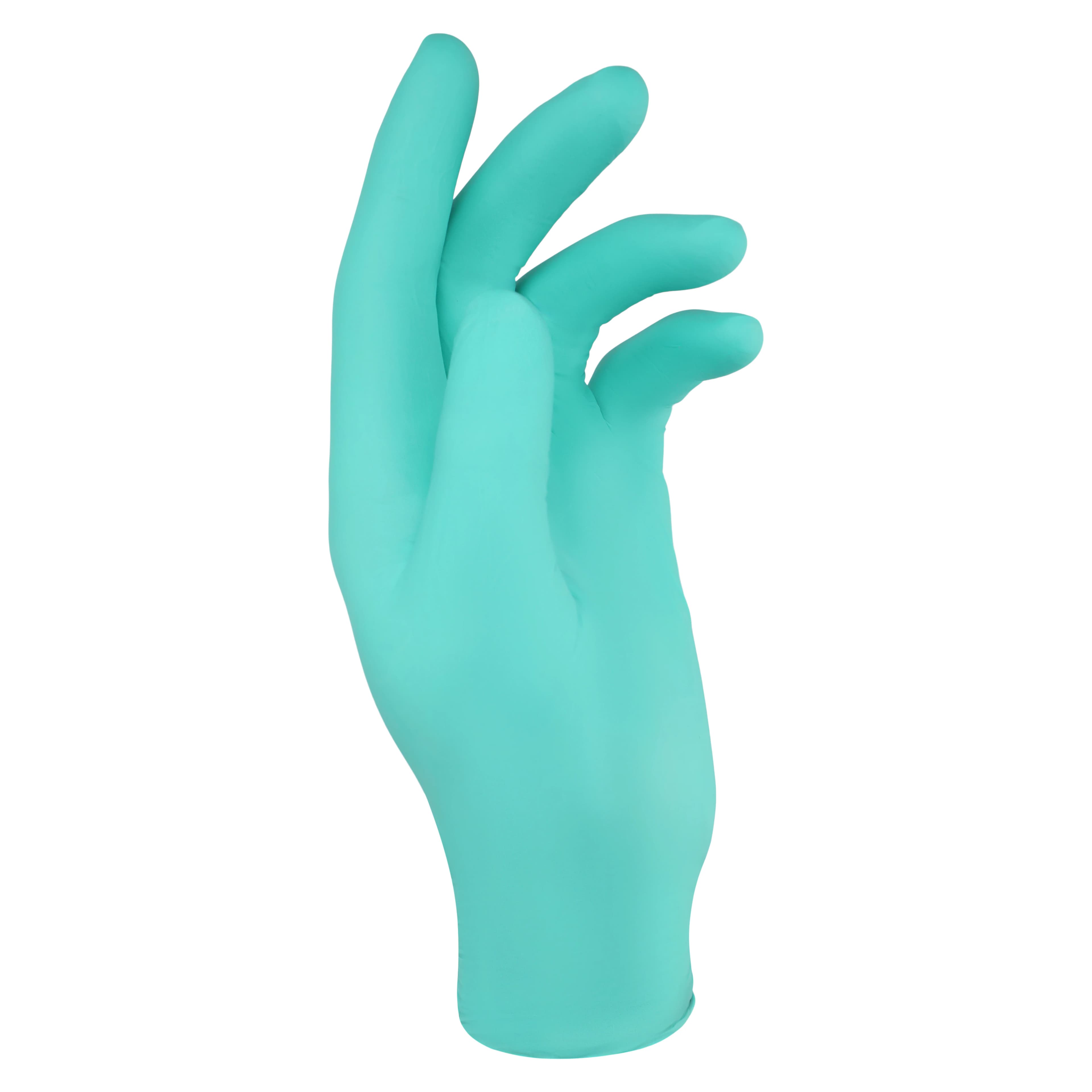 SemperSure Green Nitrile Exam Gloves, Powder Free, Non-Sterile, Small, Green, 200/Box thumbnail 4