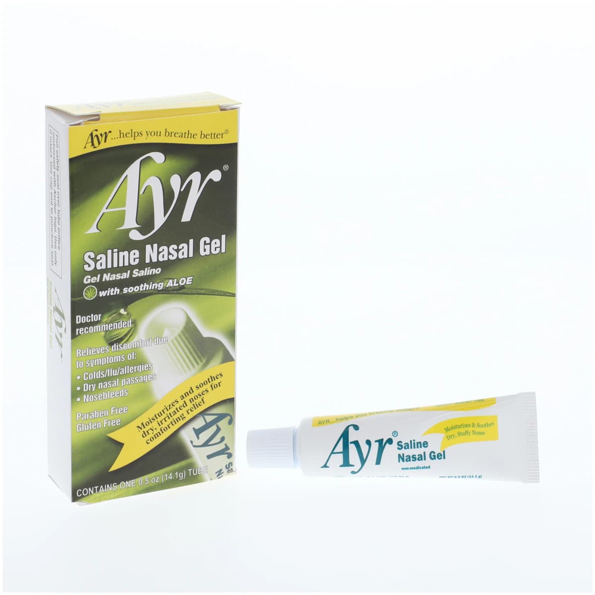 Ayr Nasal Gel with Aloe, 0.5 oz Tube - Ayr Nasal Gel w/Aloe - Image 1