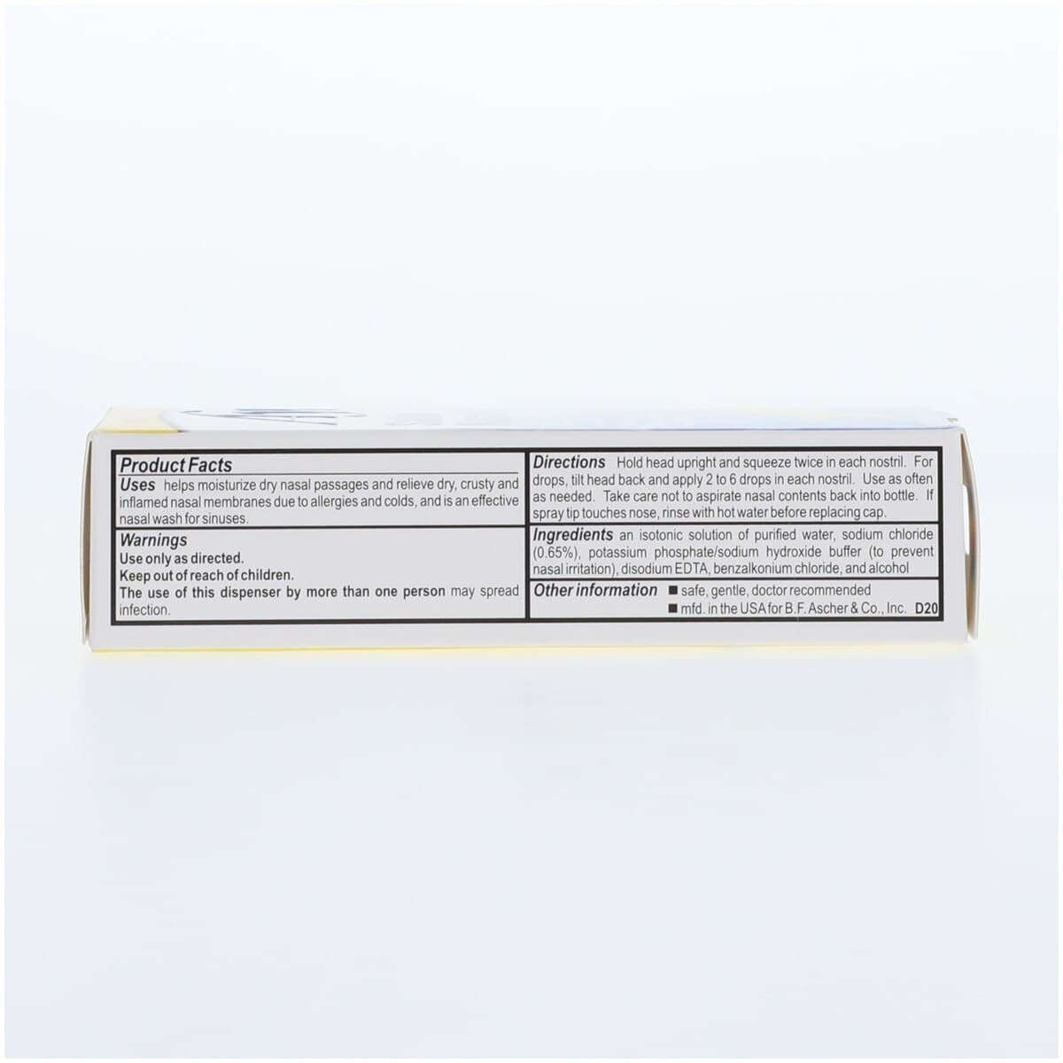 Ayr Saline Nasal Mist Spray, 50 mL/Bottle thumbnail 2