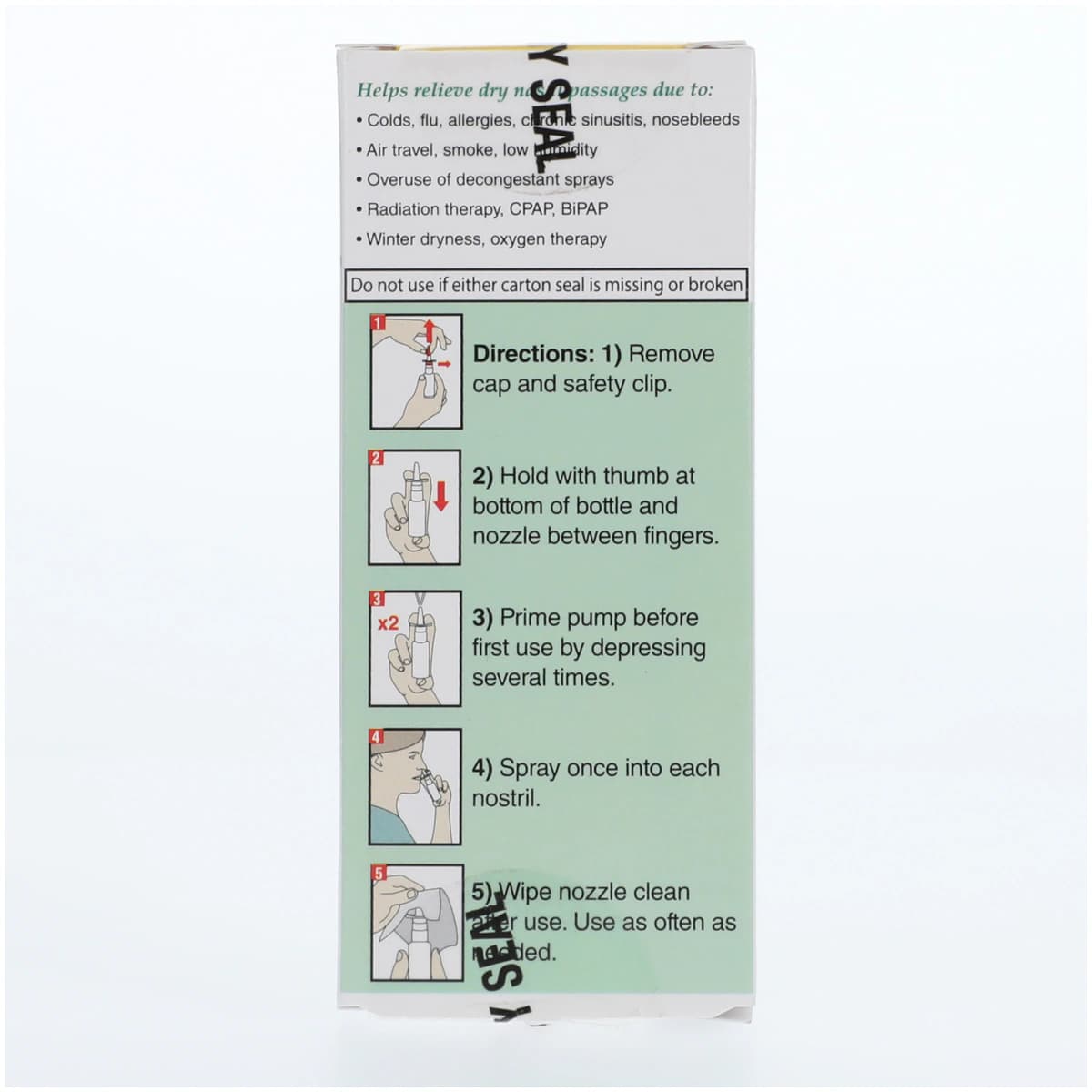 AYR Saline Gel No-Drip Sinus Spray, 0.75 oz Bottle (Refill) thumbnail 2