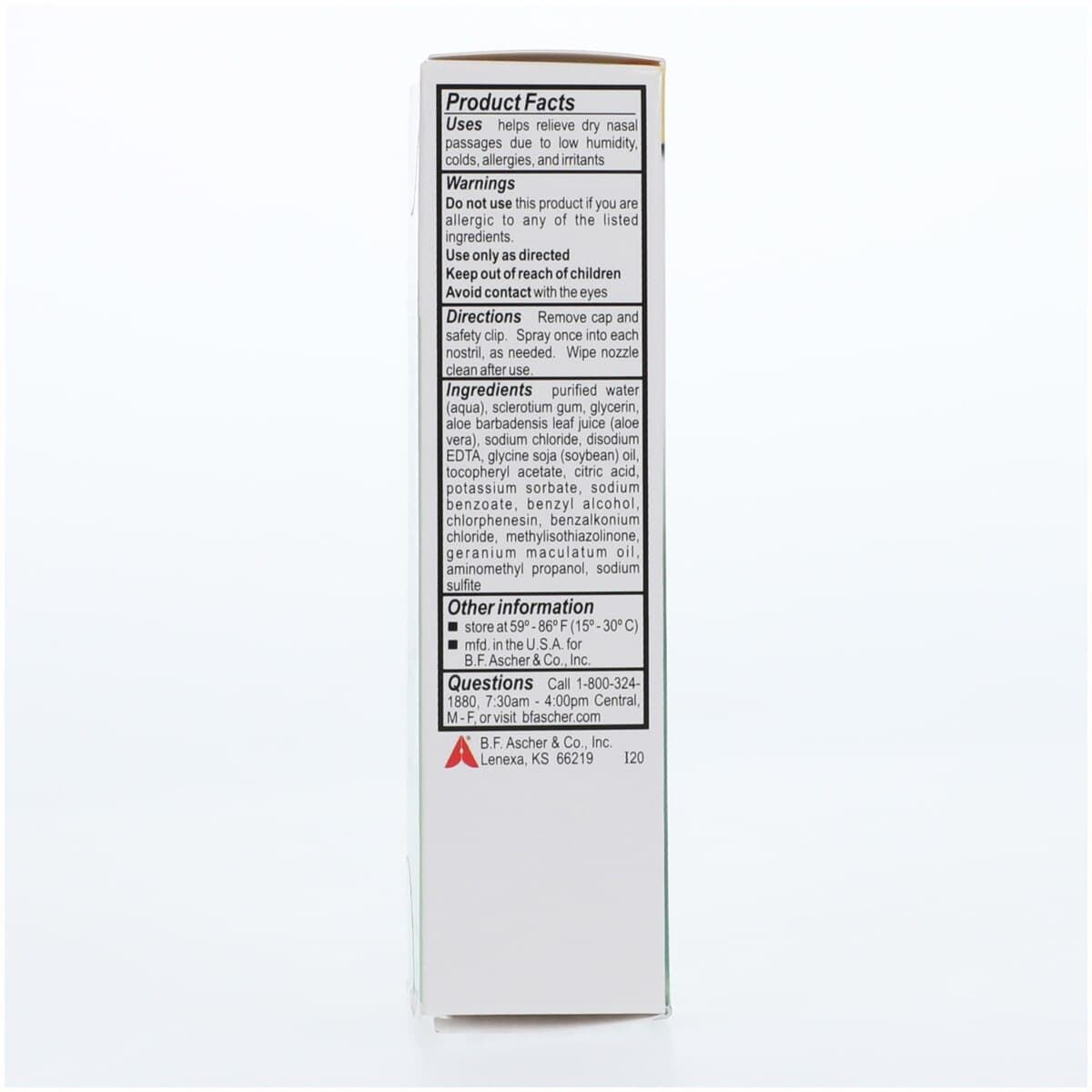 AYR Saline Gel No-Drip Sinus Spray, 0.75 oz Bottle (Refill) thumbnail 3