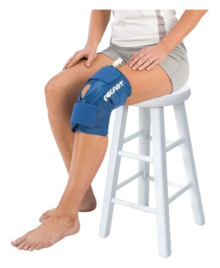 Aircast Cryo Cuff Knee Cold Therapy System, Adult Small, 10-19 inch, by DJO - Cuff Cryo Knee Adult Small - Image 1