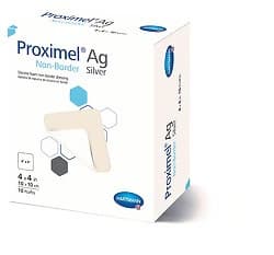 Proximel Silicone/Foam Non-Border Dressing, 6x6" Sterile Square, Tan - Proximel Non-Border Dressing - Image 1