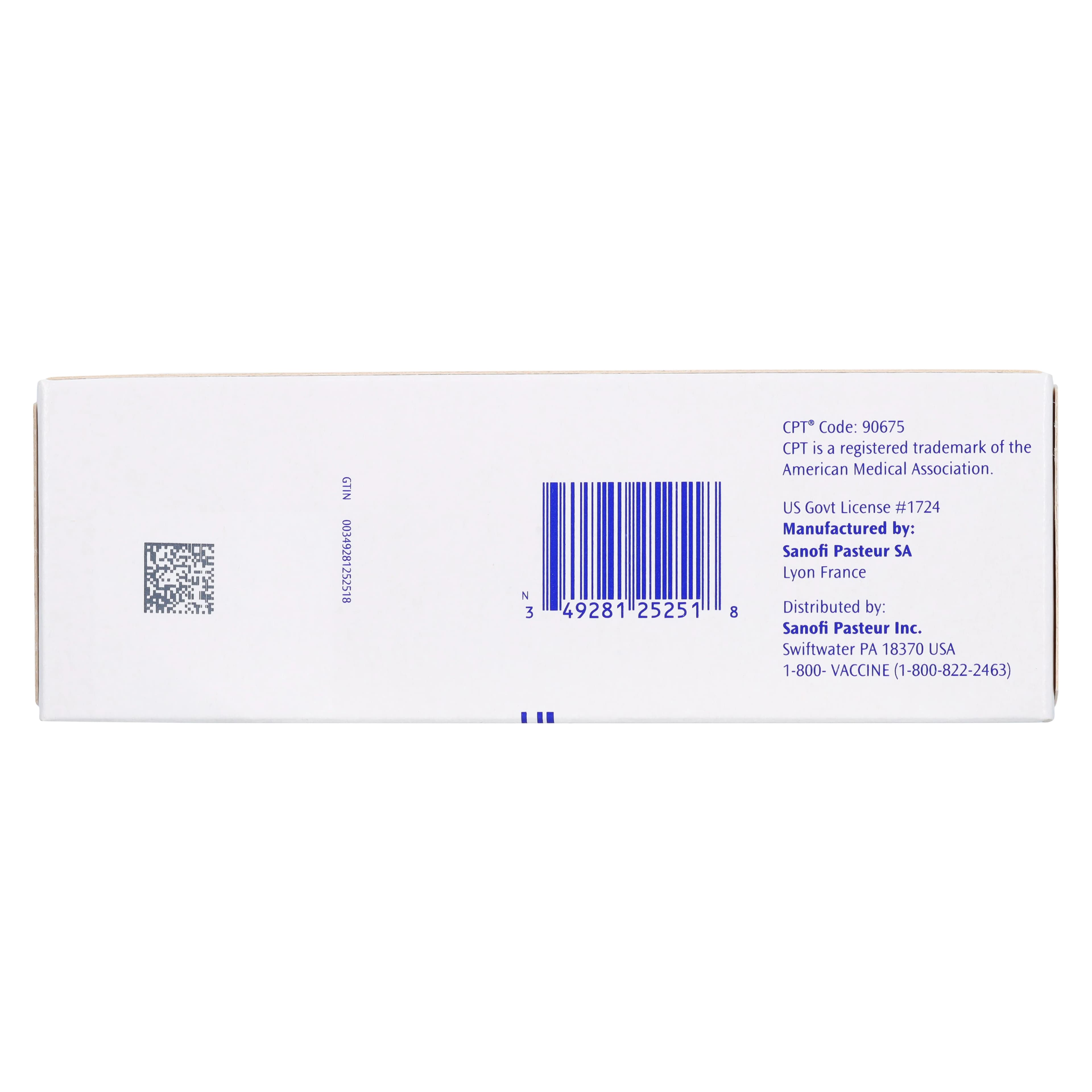 Imovax Rabies Vaccine (HDCV), 2.5 IU/mL, Single-Dose Vial, 1 mL, 1/Box thumbnail 2