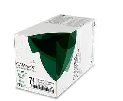 Gammex® PI Green Non-Latex Polyisoprene Surgical Gloves, Sterile, Powder Free, Fitted Size 9, Green, 50 Pairs/Box - Gammex® PI Green Surgical Gloves Sterile Fitted Size 9.0 Box of 50 Pairs - Image 1