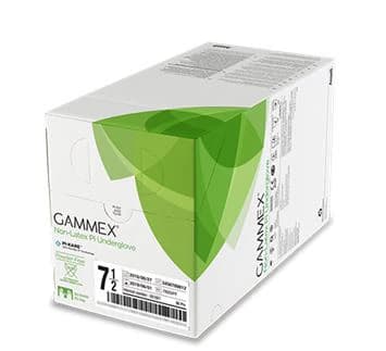 Gammex Non-Latex PI Micro Polyisoprene Surgical Gloves, Size 5.5, Sterile, Powder-Free, Green, 50 Pairs/Box thumbnail 2