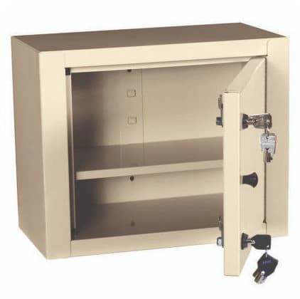 Harloff Standard Line Narcotics Cabinet, 2 Locks, 1 Door - Cabinet Narc 2 Lock 1 Door - Image 1