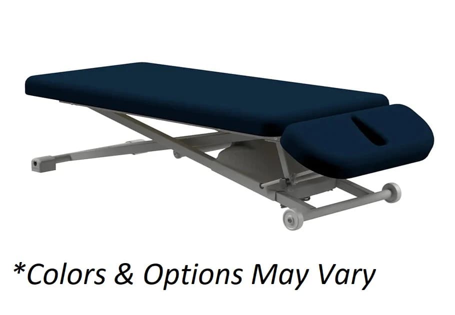 Oakworks PT250 Physical Therapy Table, 2.5" Padding, Sapphire, 550 lb Capacity - Table PT 2.5" Padding Sapphire - Image 1