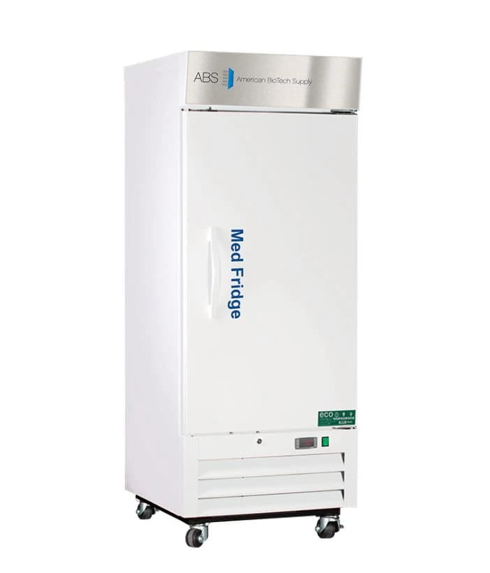 American Biotech Supply Pharm HC Refrigerator, 12 cu ft, Solid Door, Self-Closing, 2 to 8°C, Cycle Defrost - Pharm HC Refrigerator 12cf - Image 1