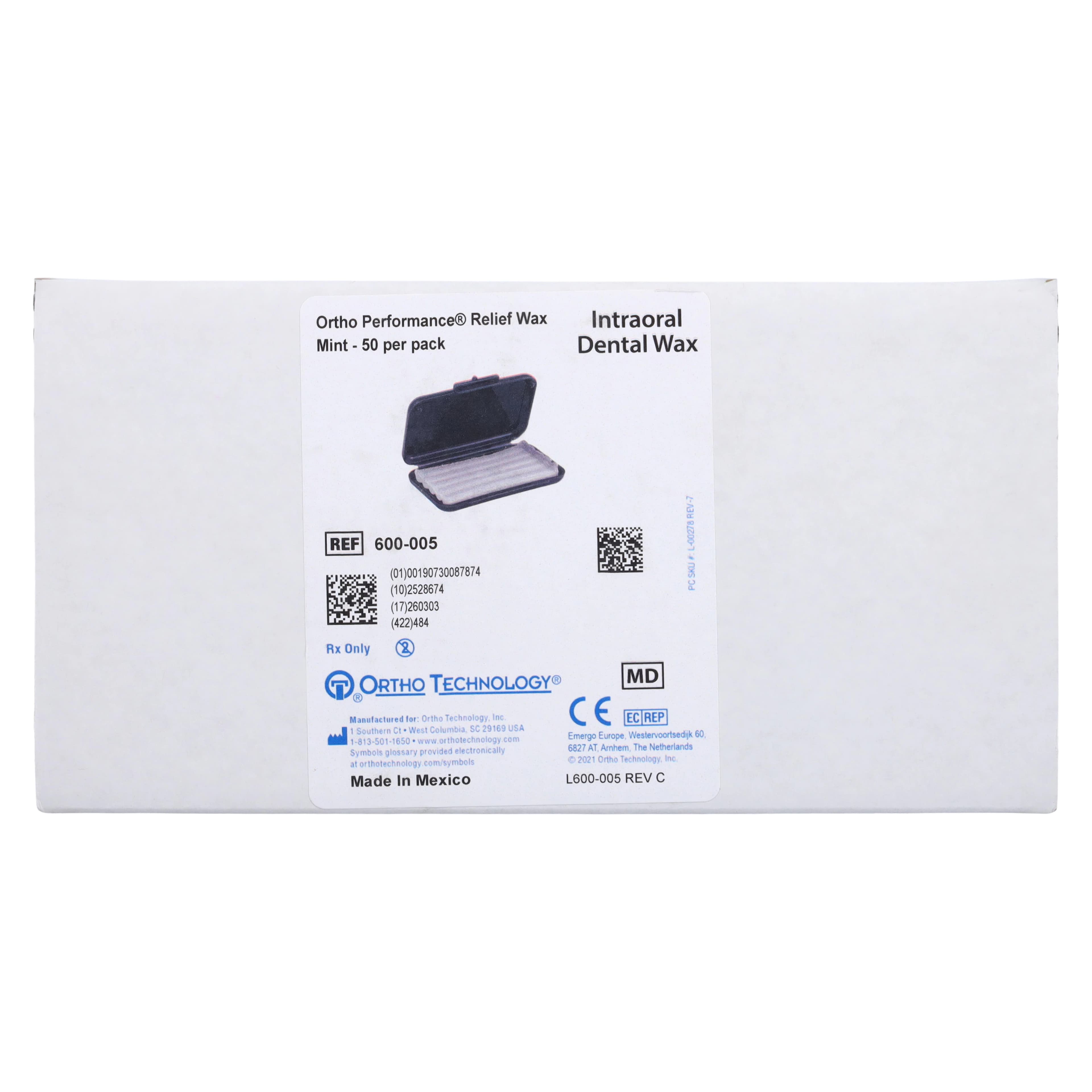 Ortho Performance Patient Relief Wax, Scented Case, 50/Pkg, 600-005 thumbnail 3
