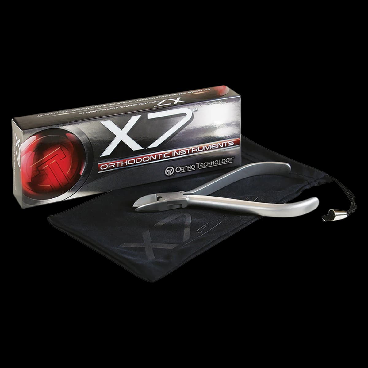 Ortho Technology X7 Micro Cutter, 7 mm Tapered Cutting, Satin Steel, Each - X7 Micro Cutter - Image 1