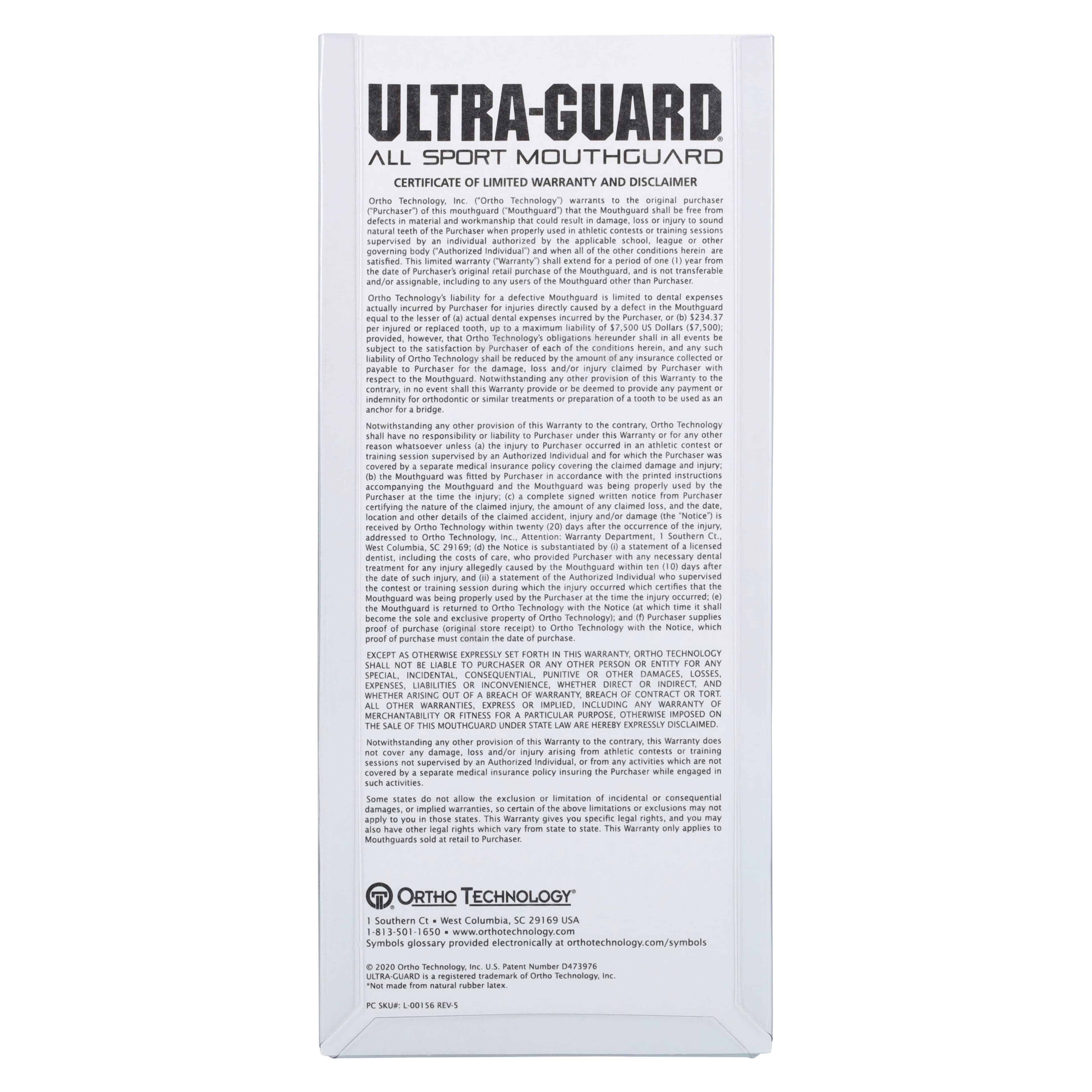 Ultra-Guard Mouthguard Without Strap, Blue, Each thumbnail 4