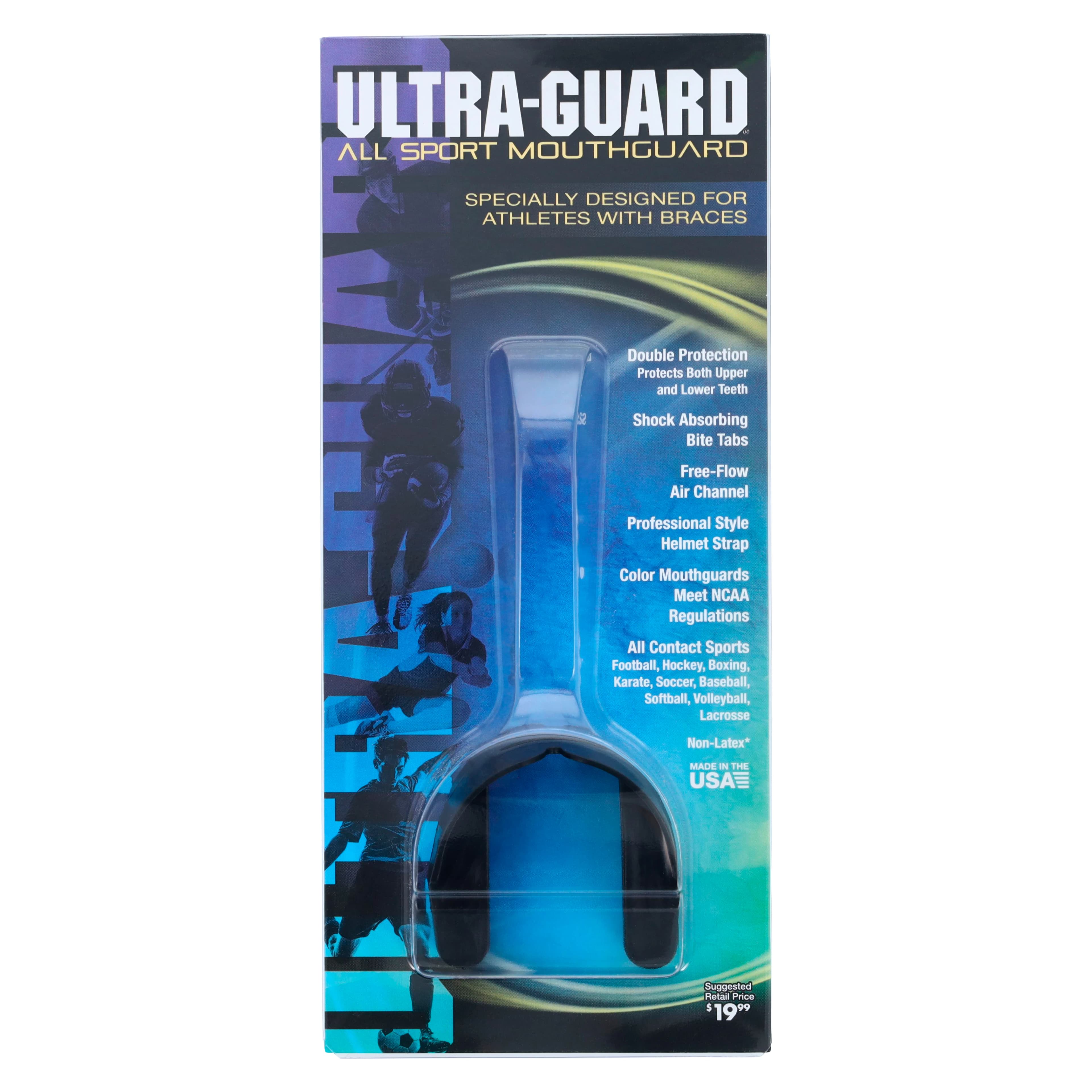 Ultra-Guard Orthodontic Mouthguard, Black, Latex-Free, Without Strap, 12/Box, 24105 thumbnail 3