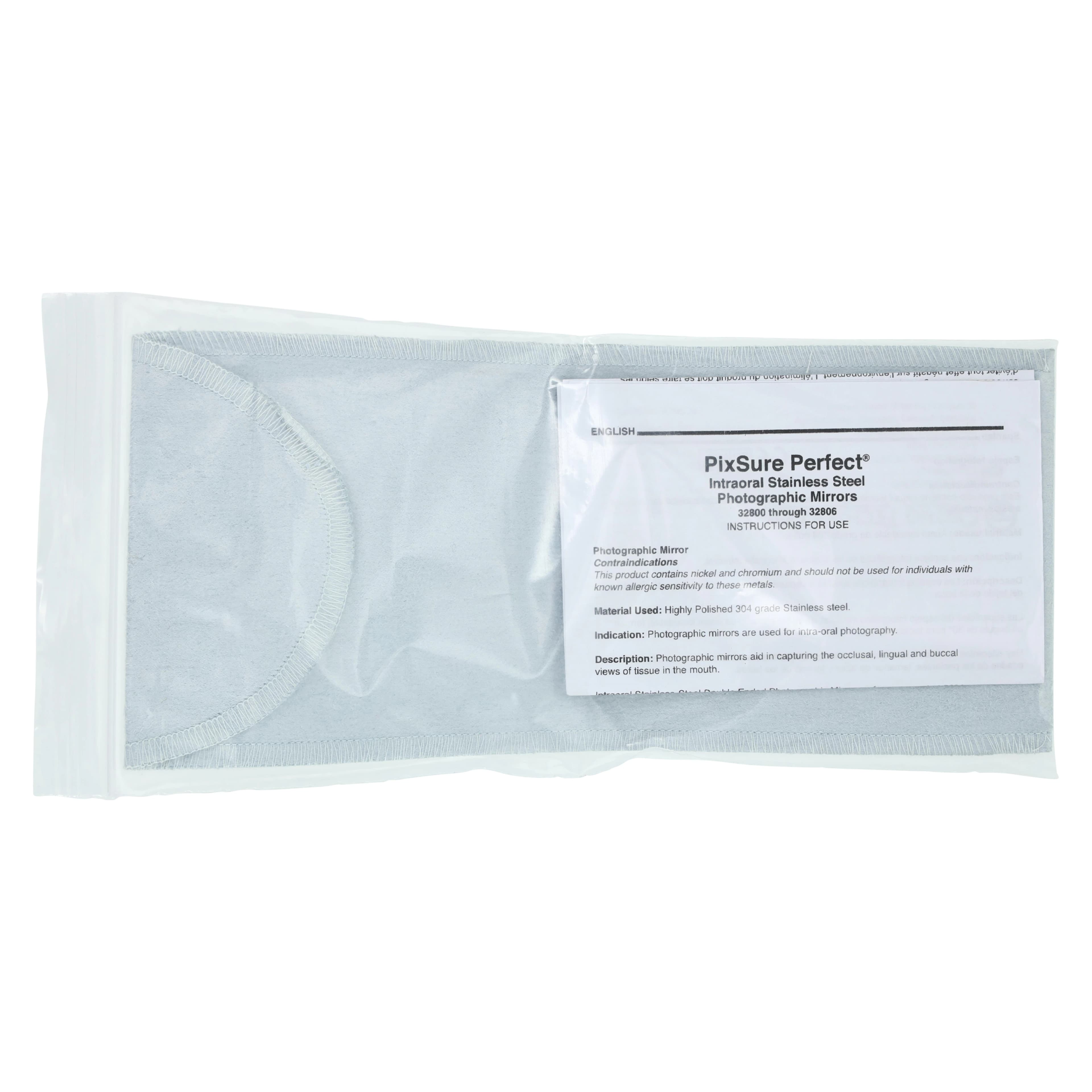 PixSure Perfect Dental Photo Mirror, Occlusal Square, Autoclavable, Adult/Child, 2 7/8" x 7 1/4" x 2 9/16", Each thumbnail 4