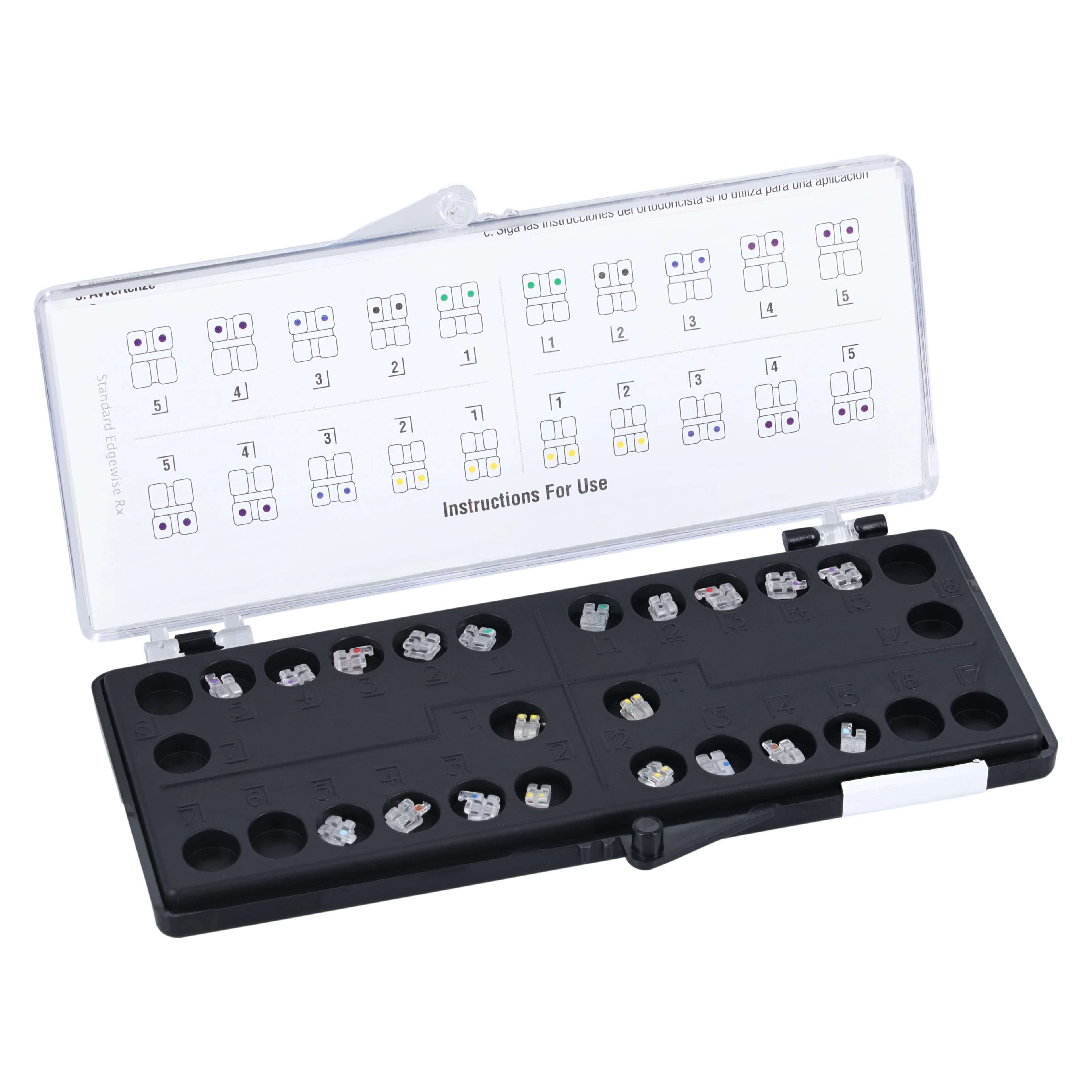 PURE M Bracket U/L 5x5 Hooks, MBT Ceramic Sapphire, 0.022", 20/Kit - PURE M Bracket U/L 5x5 Hooks - Image 1