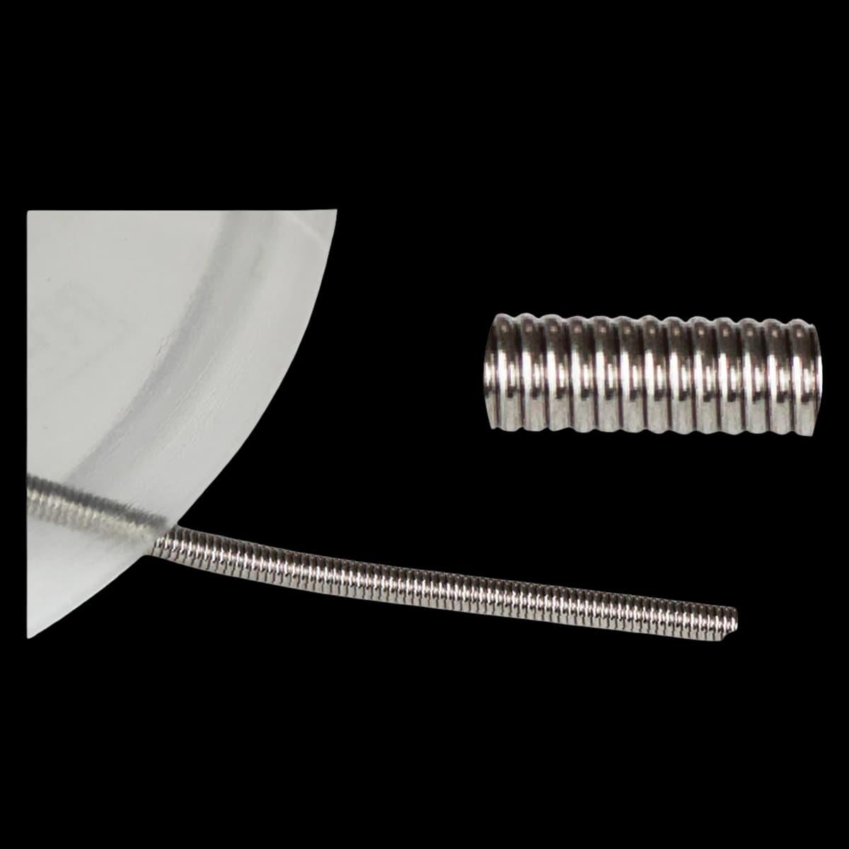 TruForce Stainless Steel Closed Coil Springs, 3 ft Spool, 0.010 in x 0.030 in - TruForce Stainless Steel Closed Coil Springs 3' Spools - Image 1
