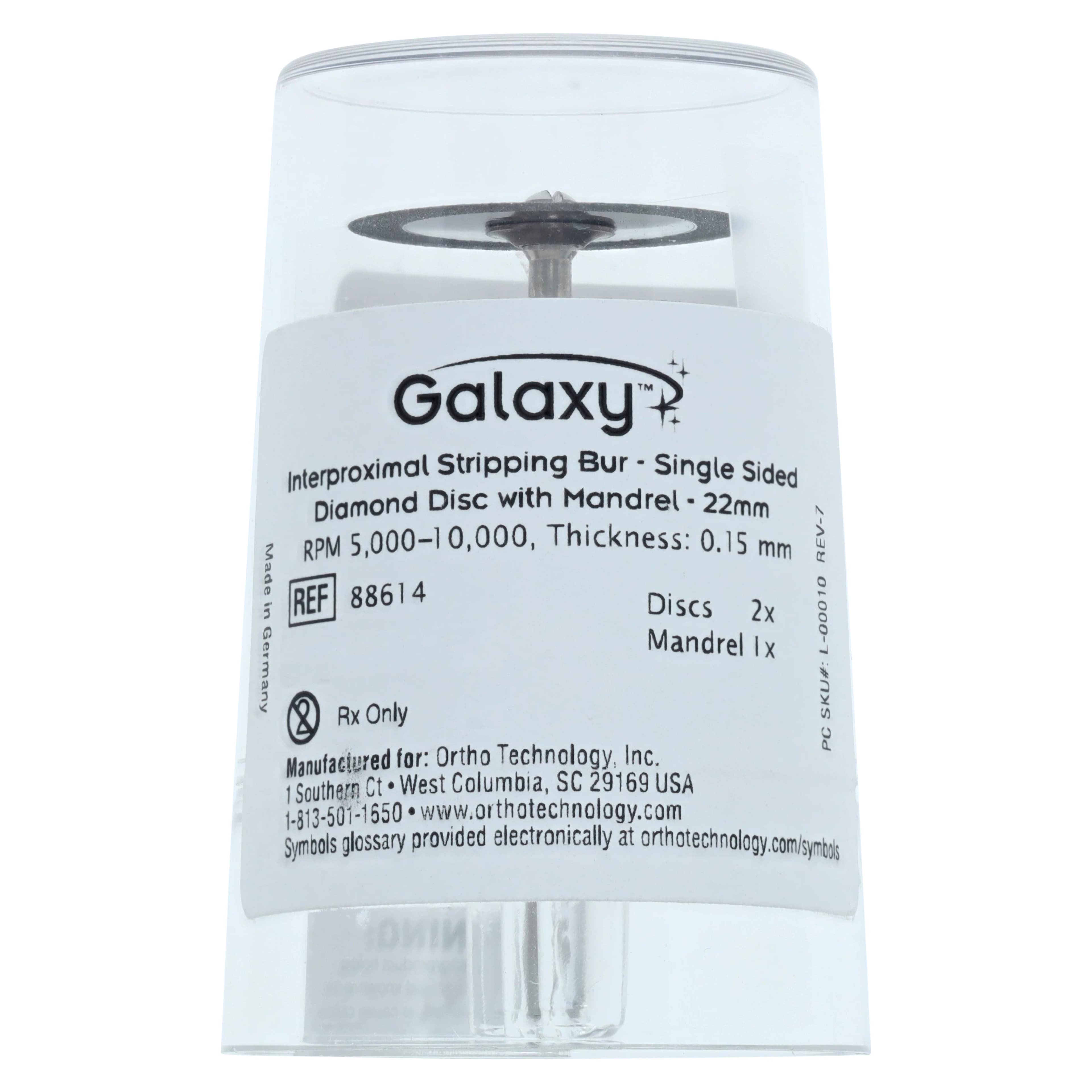Galaxy Single-Sided Diamond Discs, 22 mm, for Low-Speed Handpieces thumbnail 5