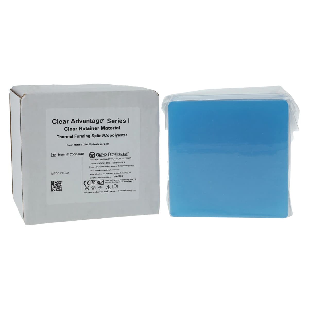 Ortho Technology Splint Material .080, 2mm, 25/Package thumbnail 2