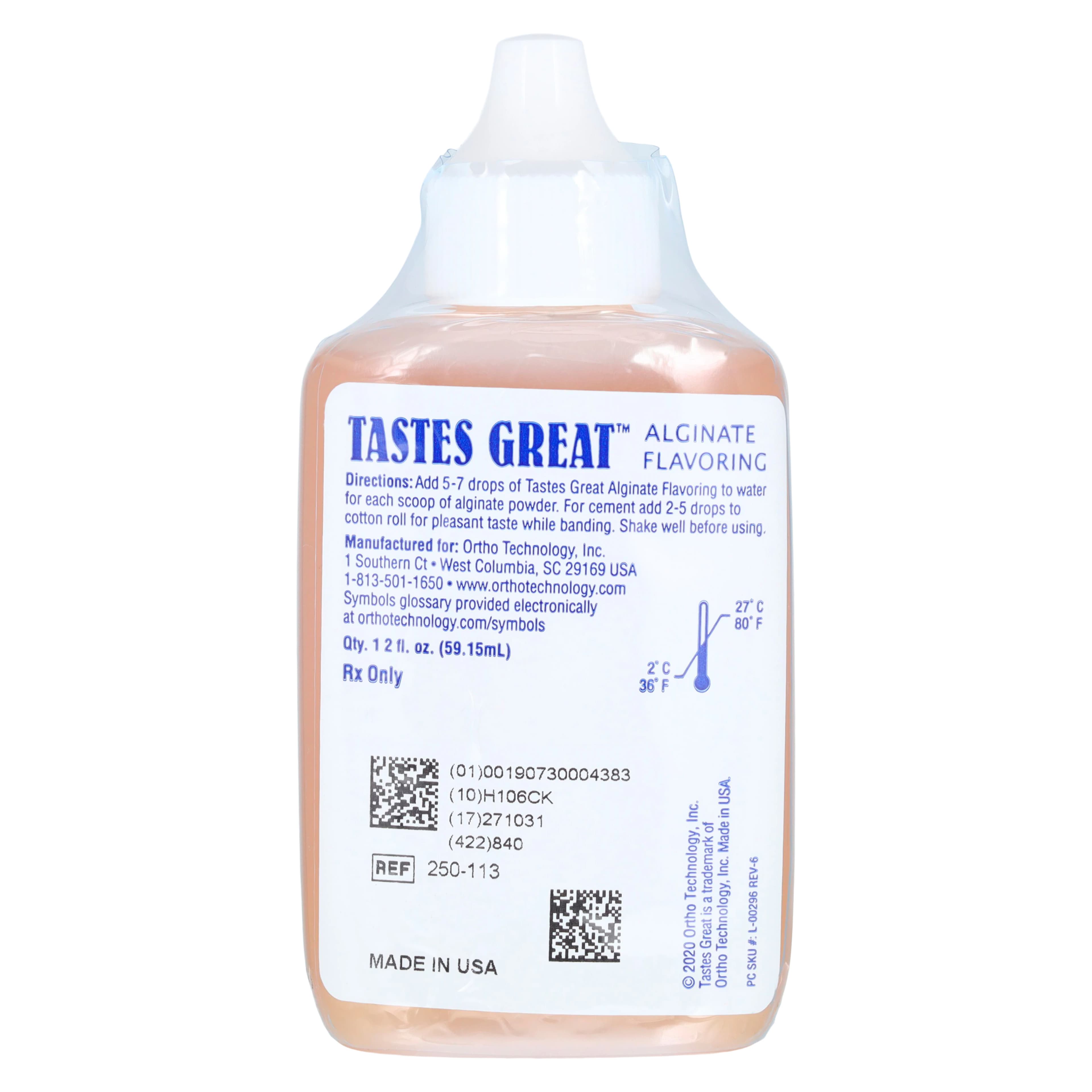 Tastes Great Alginate Flavoring, Cotton Candy, 2 oz Bottle, 250-113 thumbnail 2