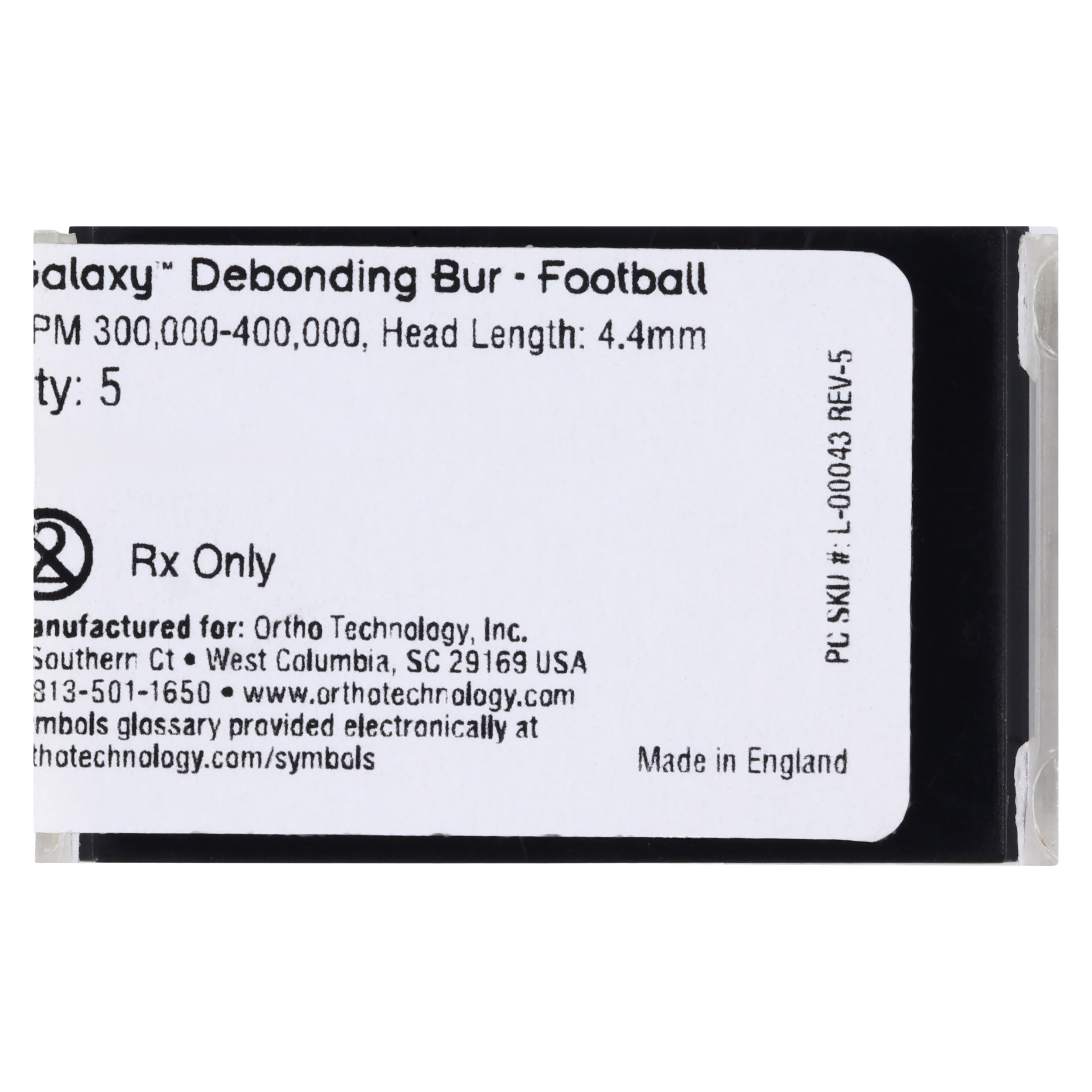 Galaxy Debonding Bur HighSpeed, FG 379, Non-Sterile, 5/Pk thumbnail 5