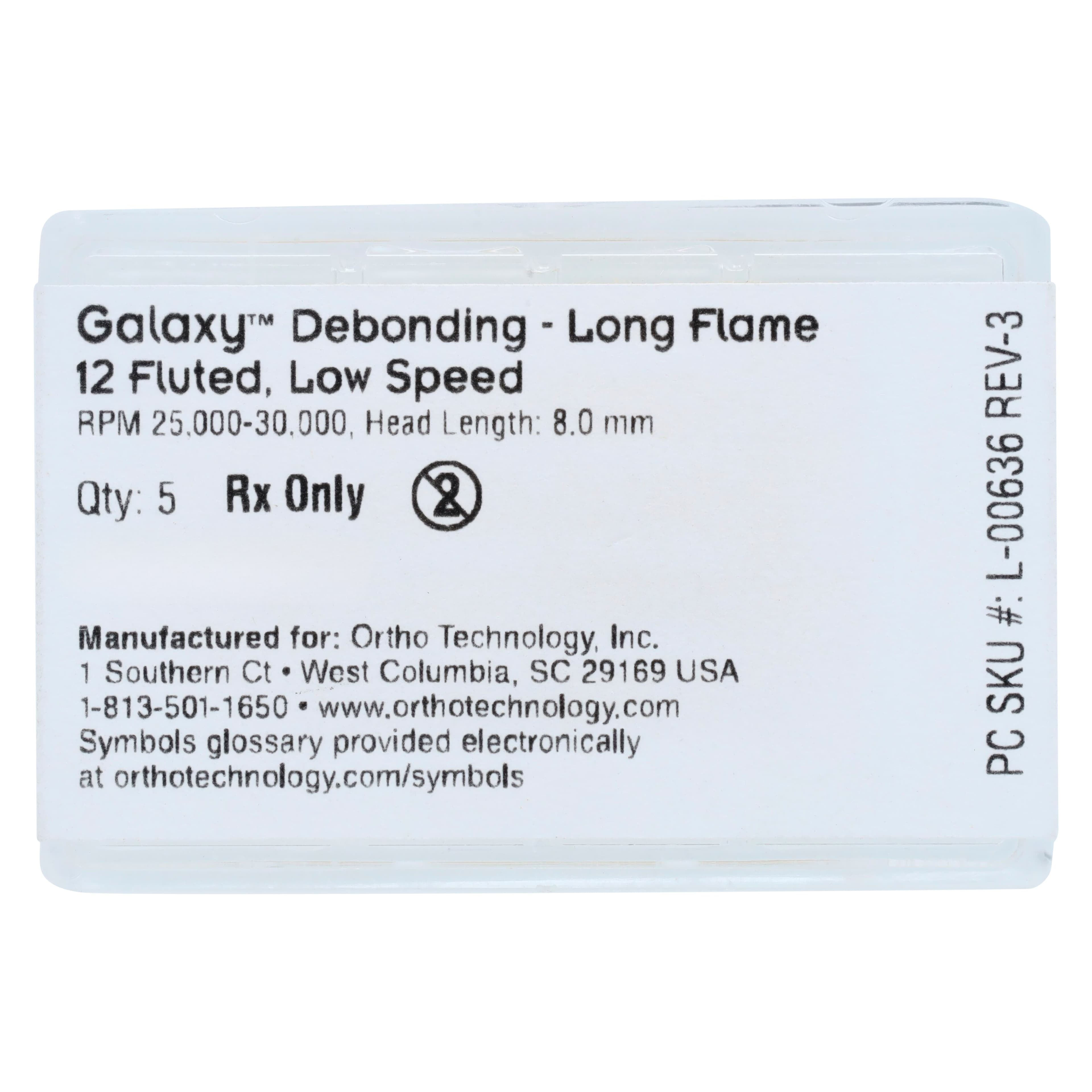 Galaxy Debonding Bur 12 Fluted, FG 48L, Non-Sterile, 5/Package thumbnail 5