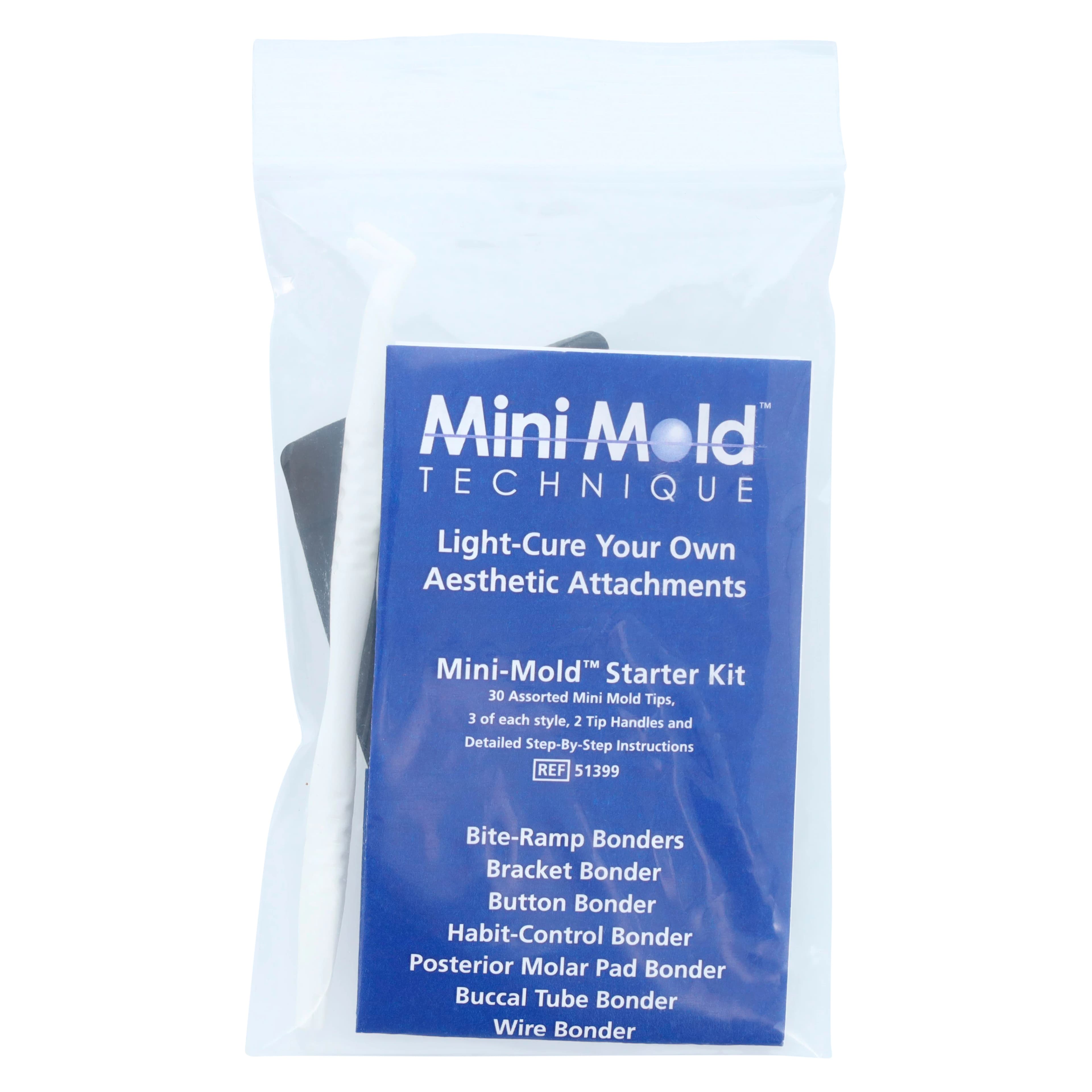 Ortho Technology Mini-Mold Lingual Bite Ramp Tips, Upper Anterior, With Handle, 8/Package thumbnail 7