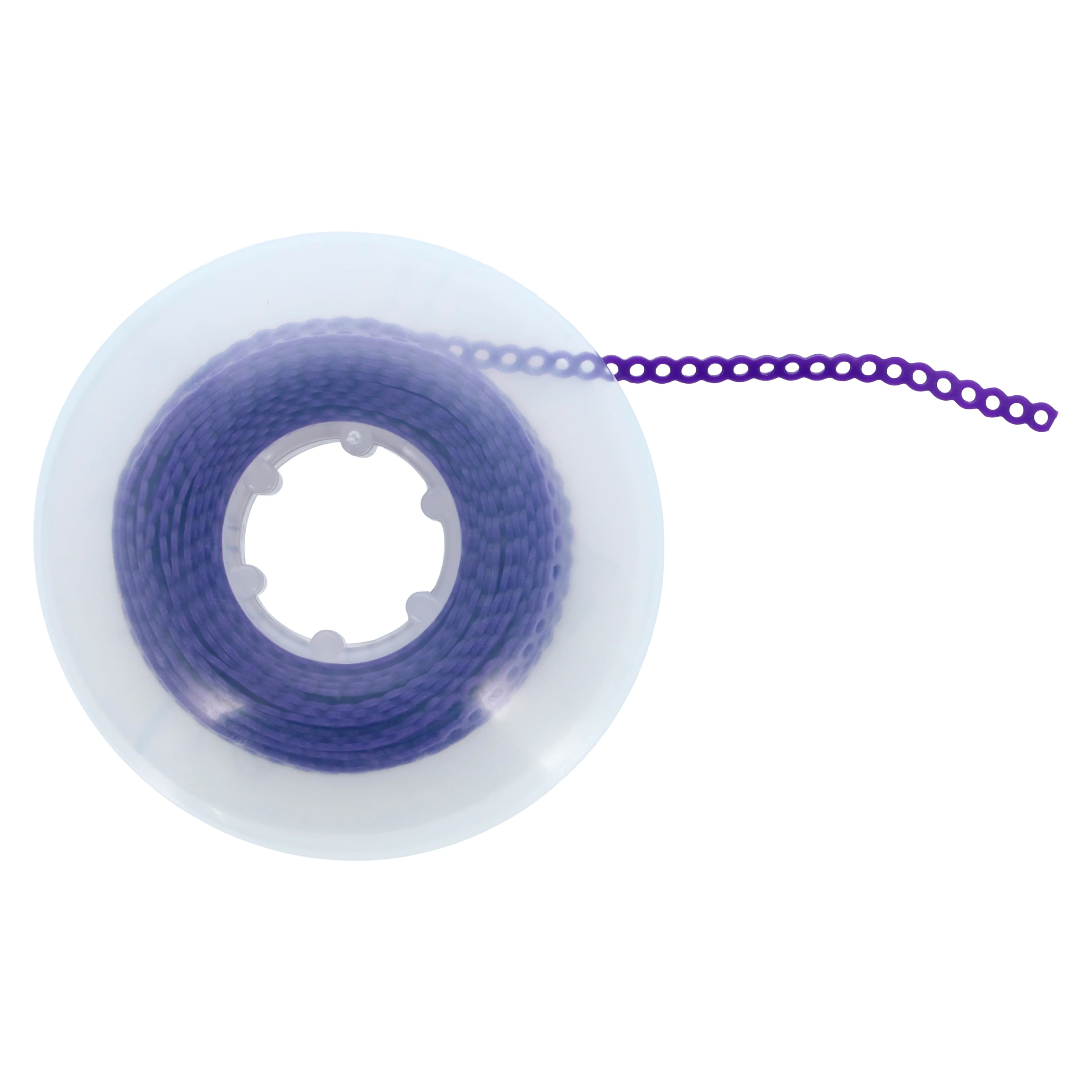 Ortho Technology Maximum Closed Power Chain on Spools, 15 Feet, Latex-Free, Purple, 430-106 - Maximum Closed Power Chain on Spools - Image 1