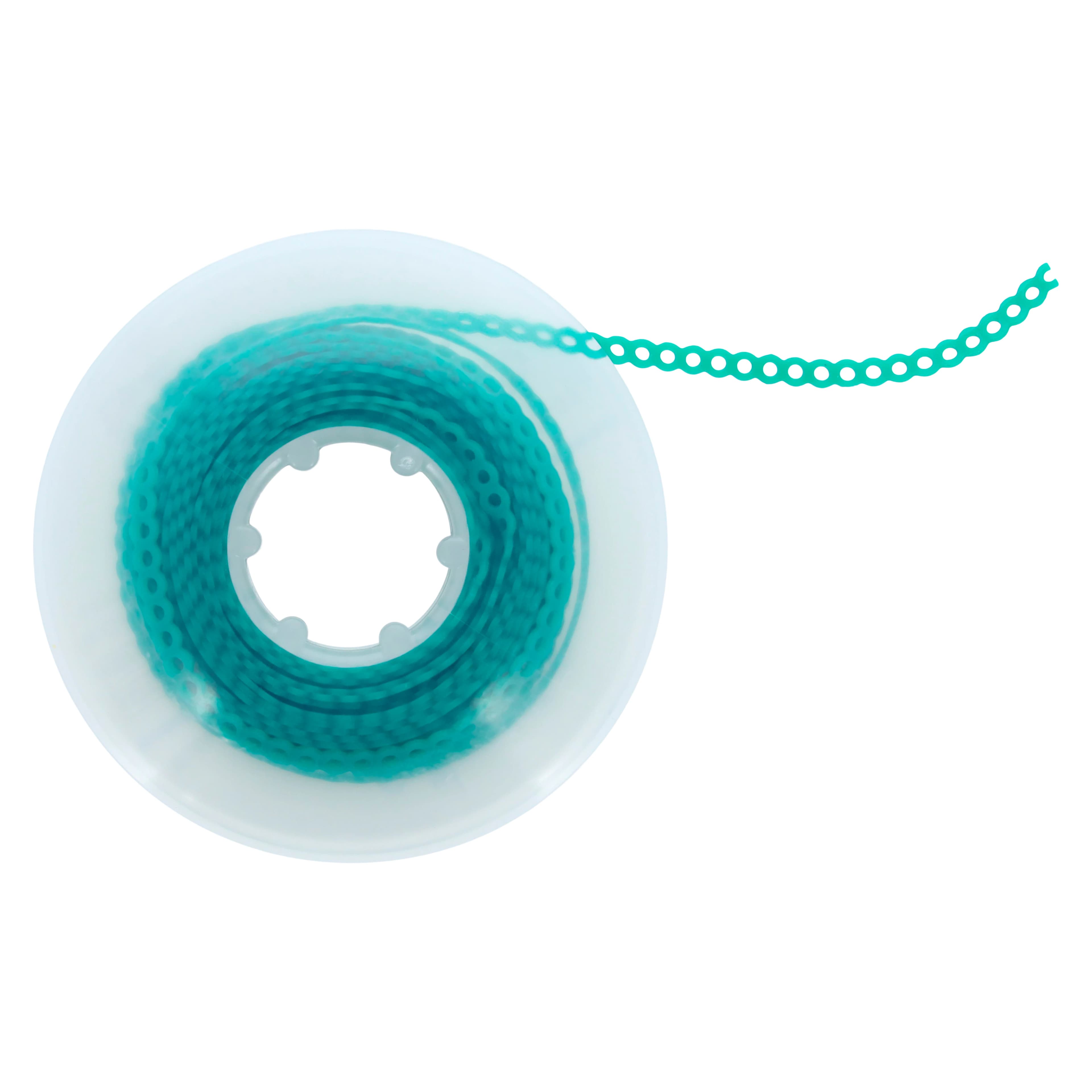 Ortho Technology Maximum Closed Power Chain on Spools, Dark Green, 15 Feet, Latex-Free - Maximum Closed Power Chain on Spools - Image 1