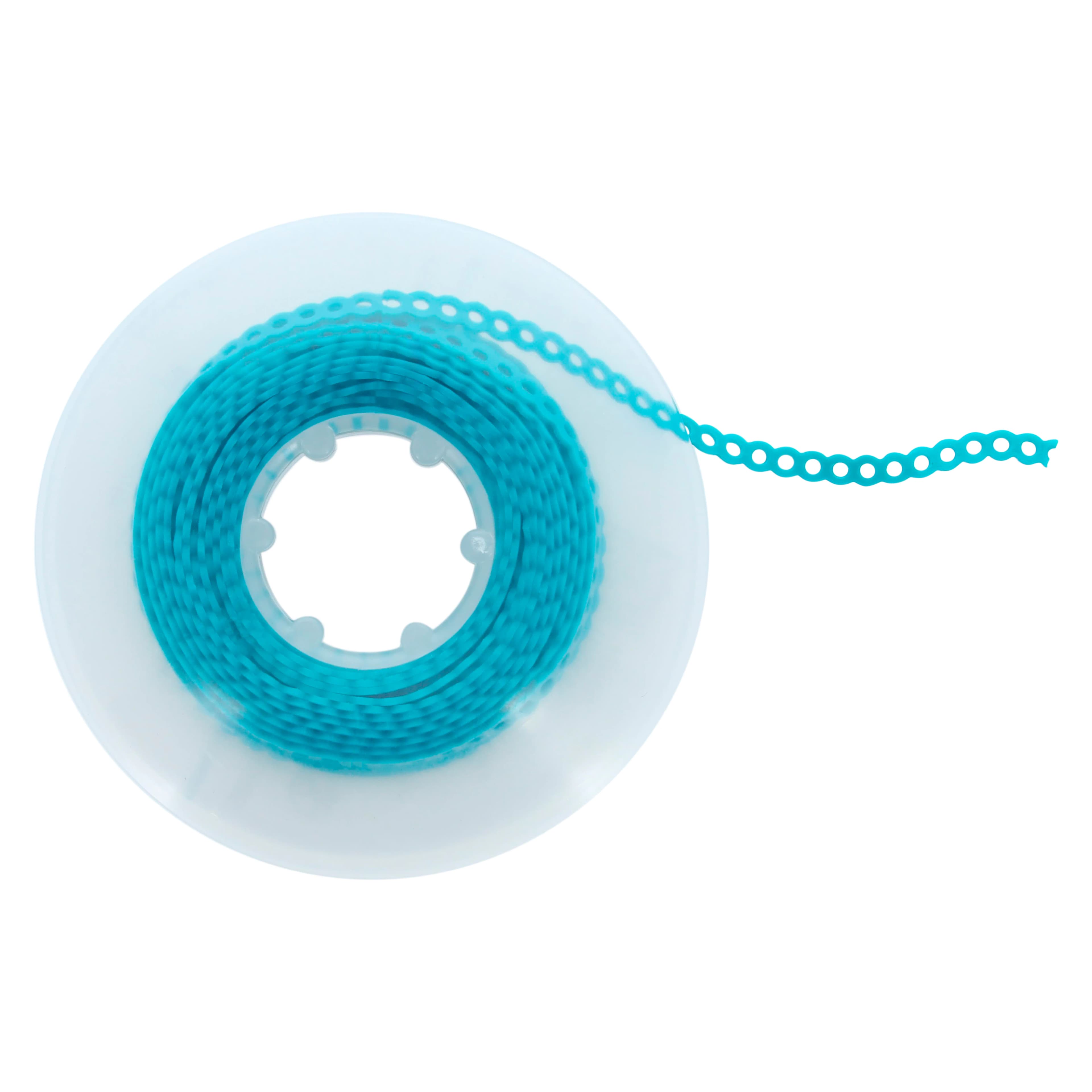 Ortho Technology Maximum Closed Power Chain on Spools, 15 Feet, Latex-Free, Teal, 430-119 - Maximum Closed Power Chain on Spools - Image 1