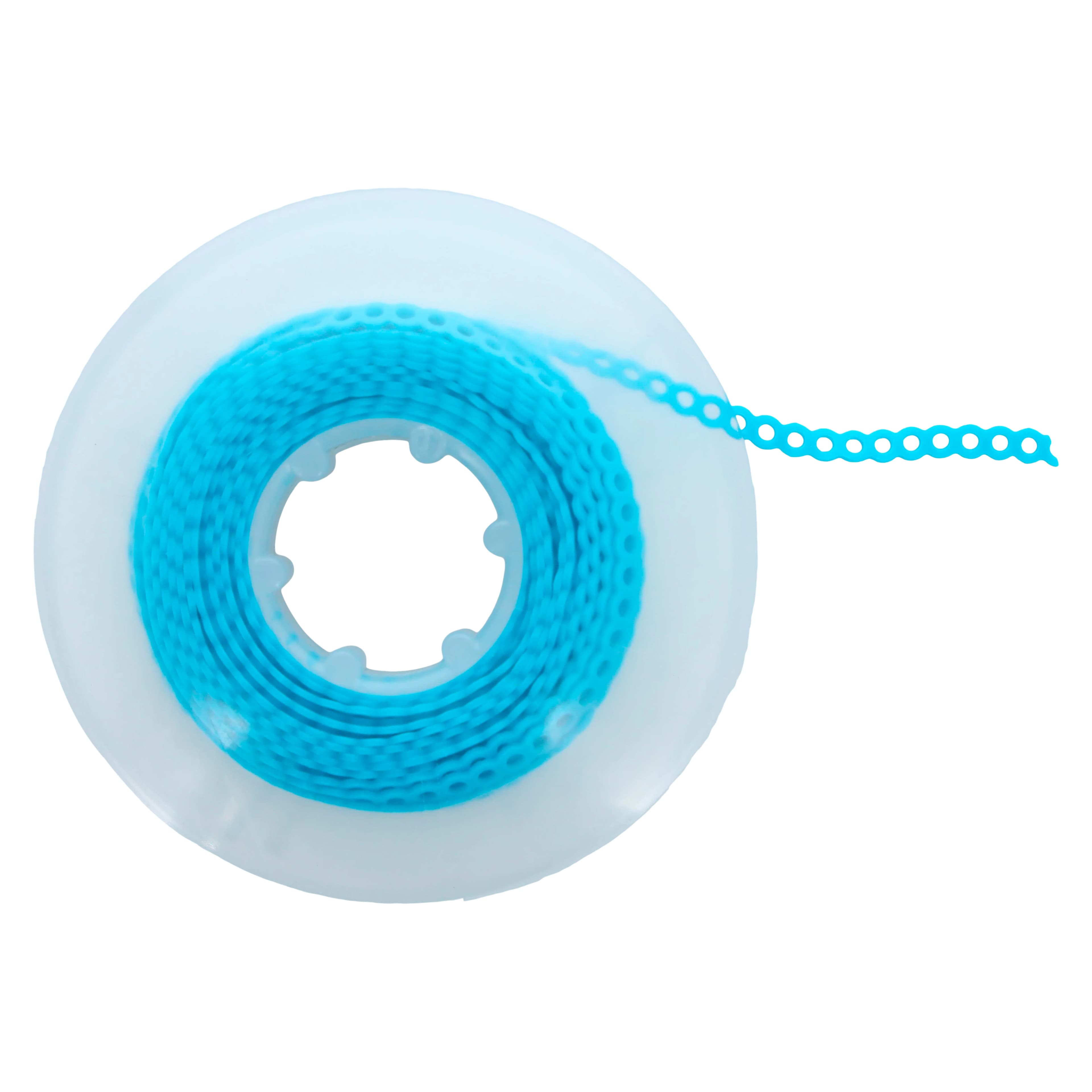 Ortho Technology Maximum Closed Power Chain on Spools, 15 Feet, Turquoise, Latex-Free, 430-127 - Maximum Closed Power Chain on Spools - Image 1