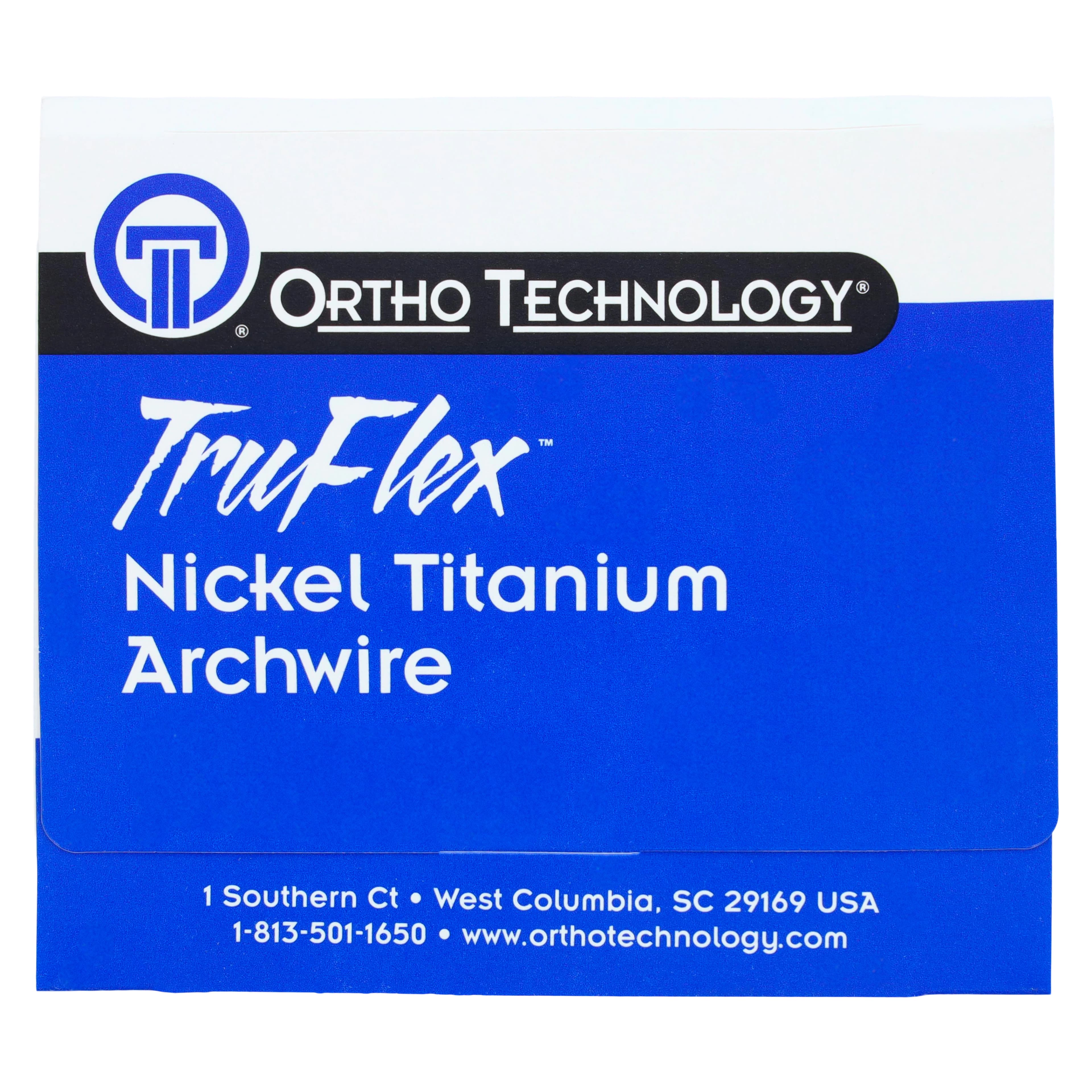 TruFlex Thermal Nickel Titanium Full Form Rectangle Etched Archwire, Lower, .016" x .022", 10/Pack, 6001-142 thumbnail 2