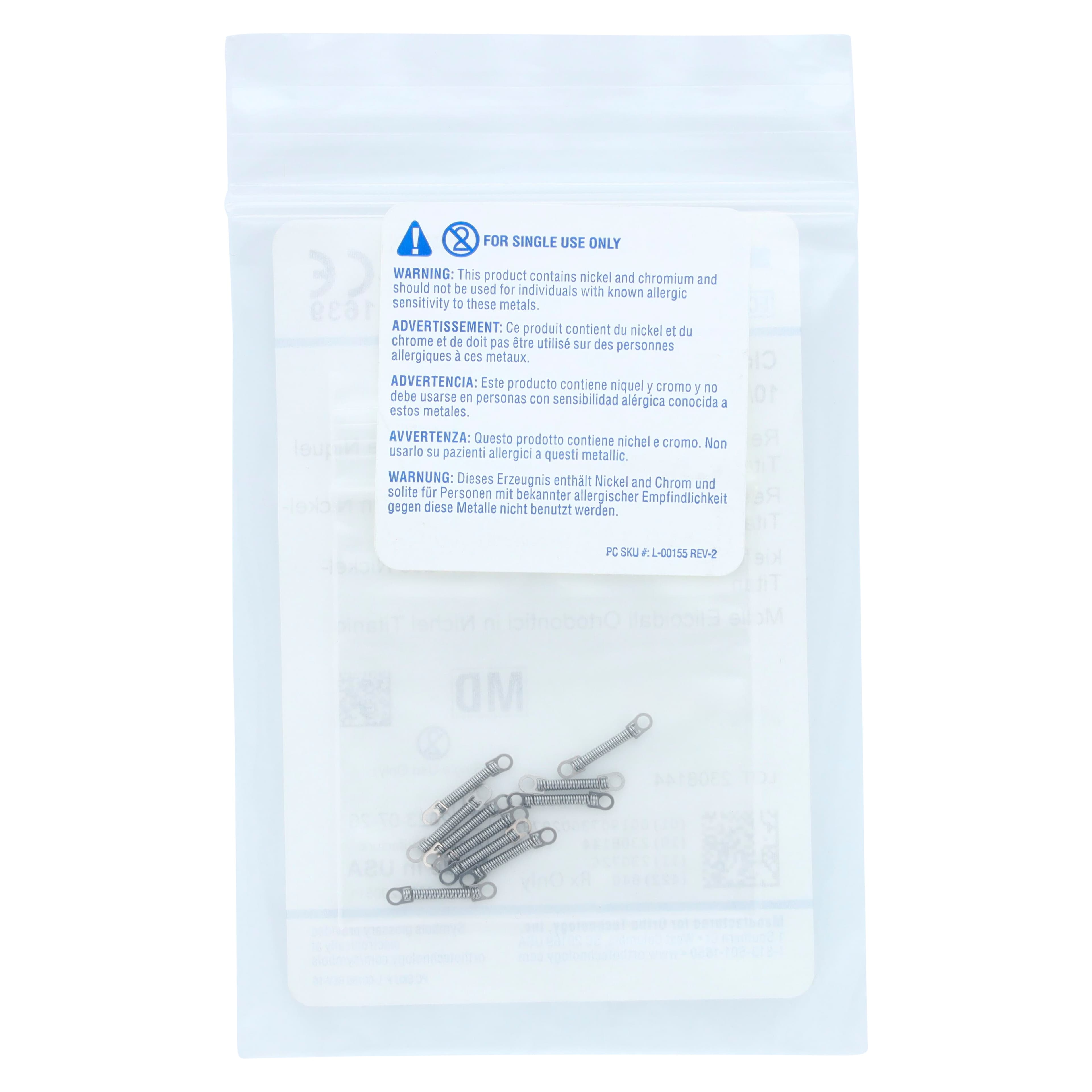 TruFlex Nickel Titanium Closed Coil Springs, 12mm, 0.012 x 0.030 in, 10/Box thumbnail 3
